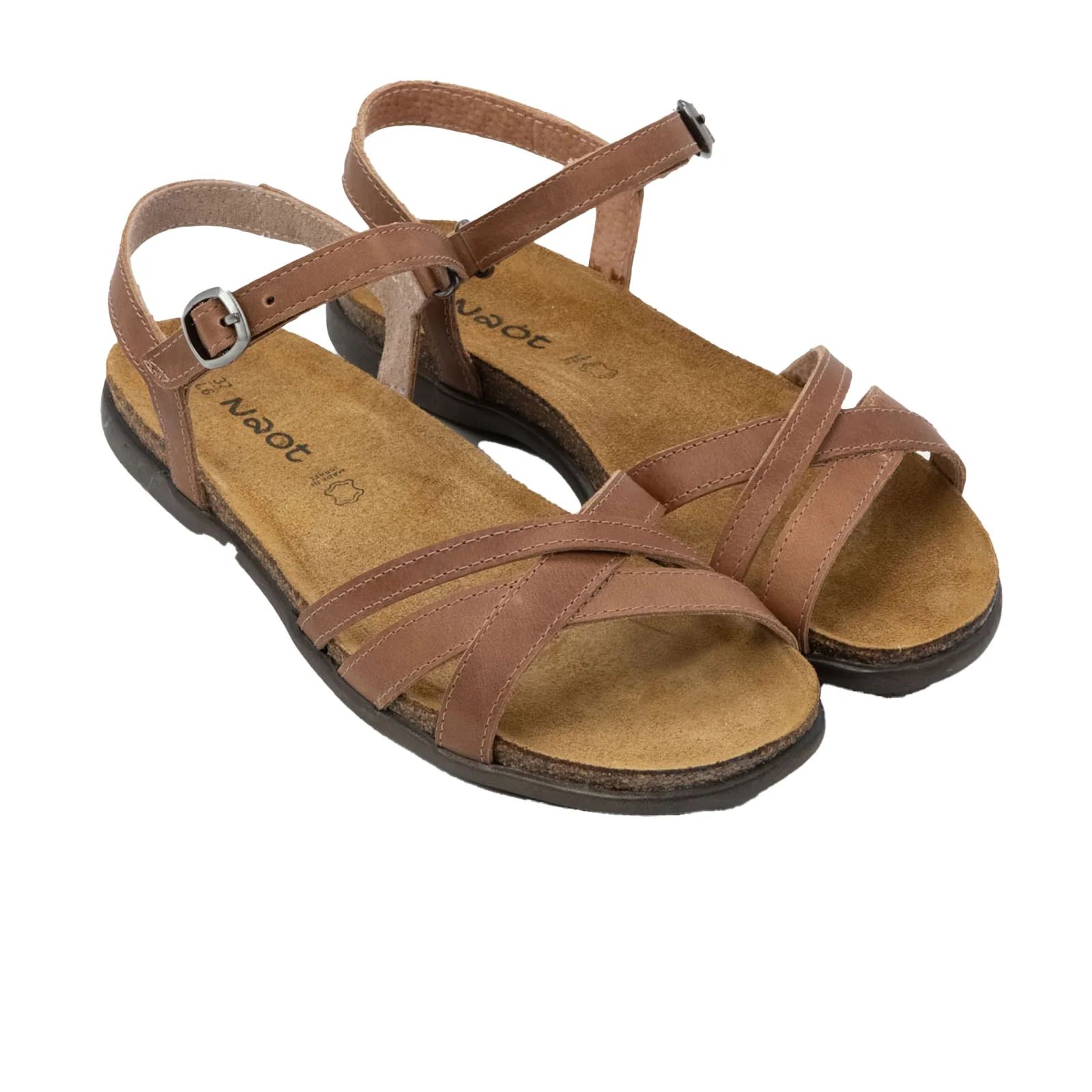 Naot Patricia Backstrap Sandal (Women) - Latte Brown Leather - Image 2