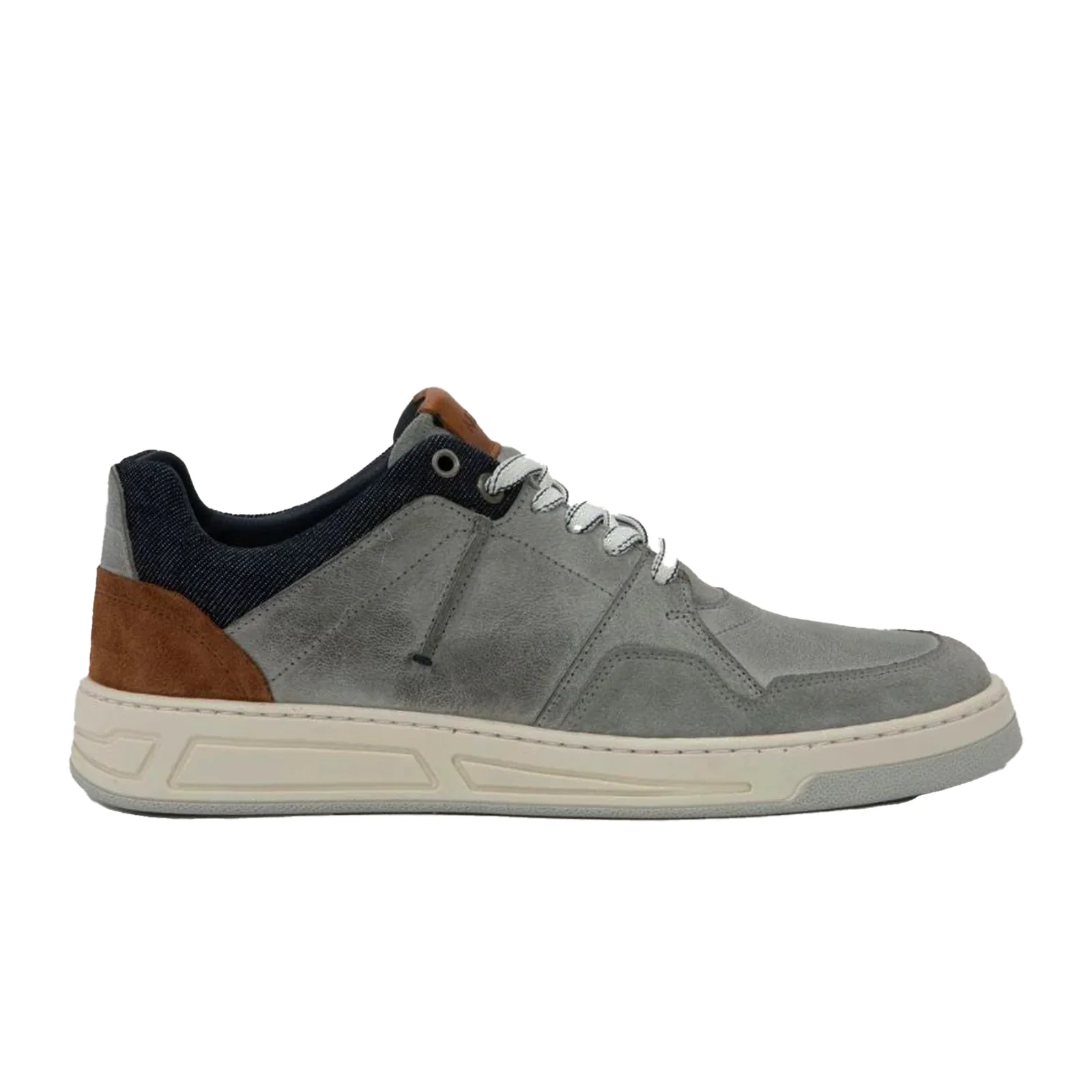Naot Speed Sneaker (Men) - Gray/Navy/Brown
