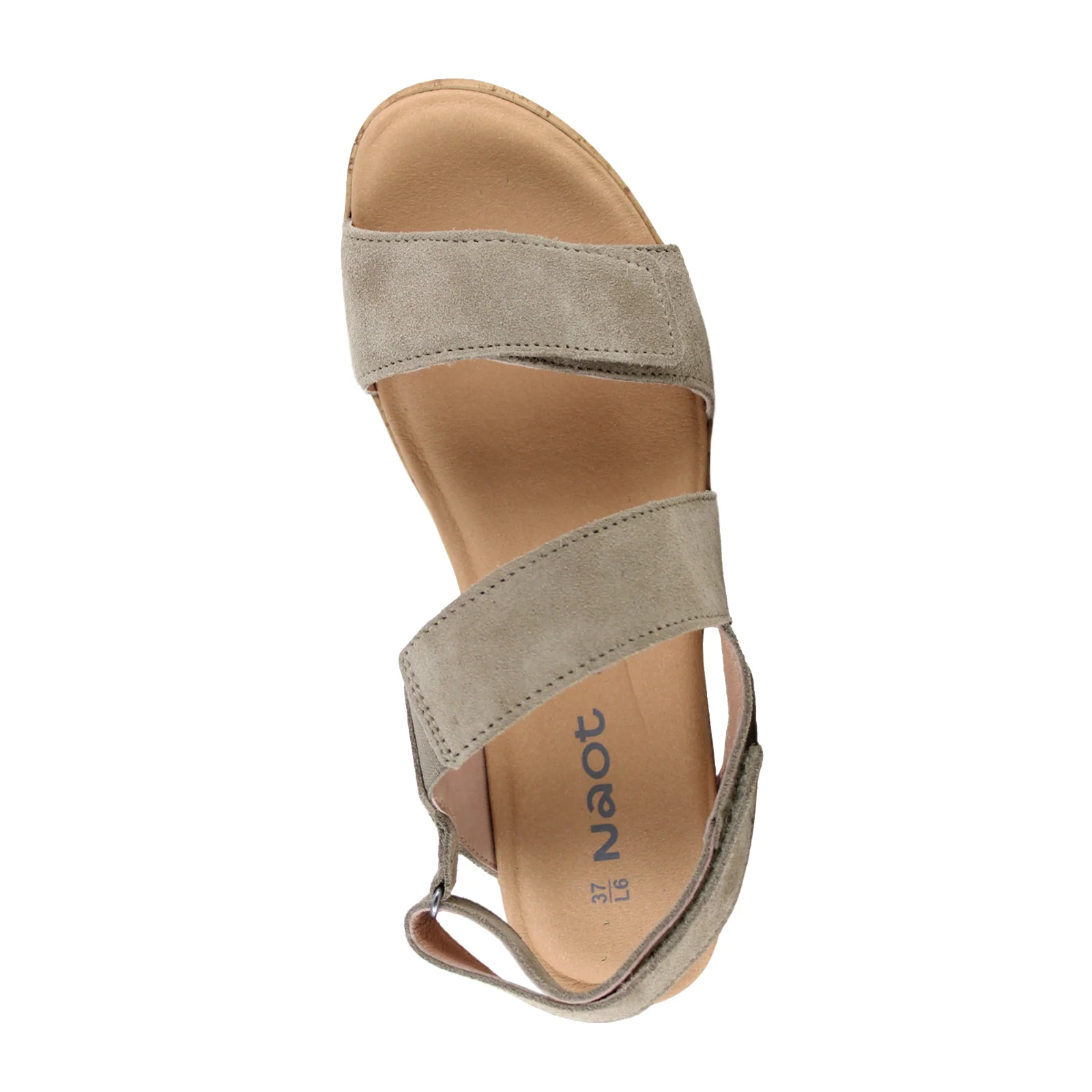 Naot Sunrise Wedge Sandal (Women) - Almond Suede - Image 6