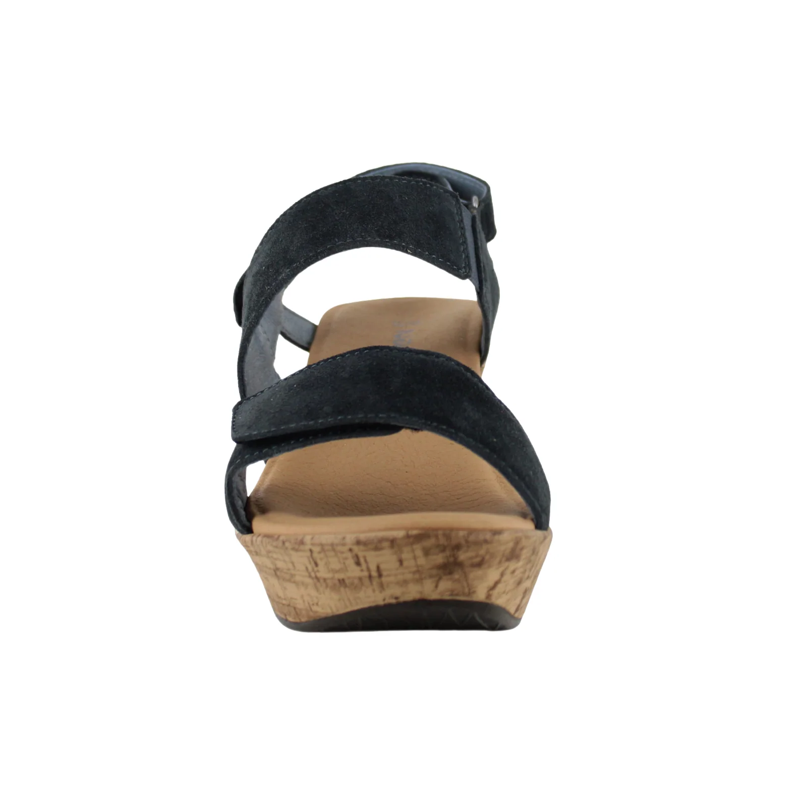 Naot Sunrise Wedge Sandal (Women) - Charcoal Suede - Image 3