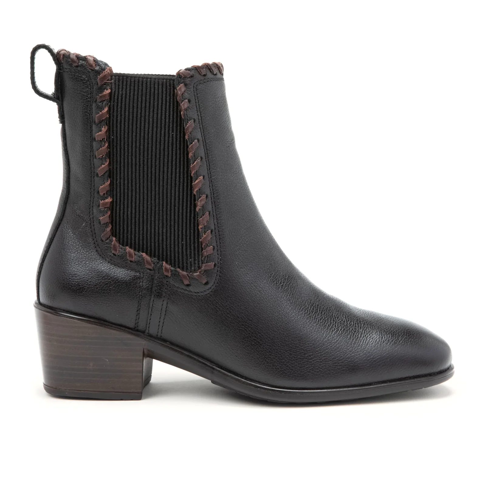 Naot Tradition Heeled Chelsea Boot (Women) - Soft Black Leather