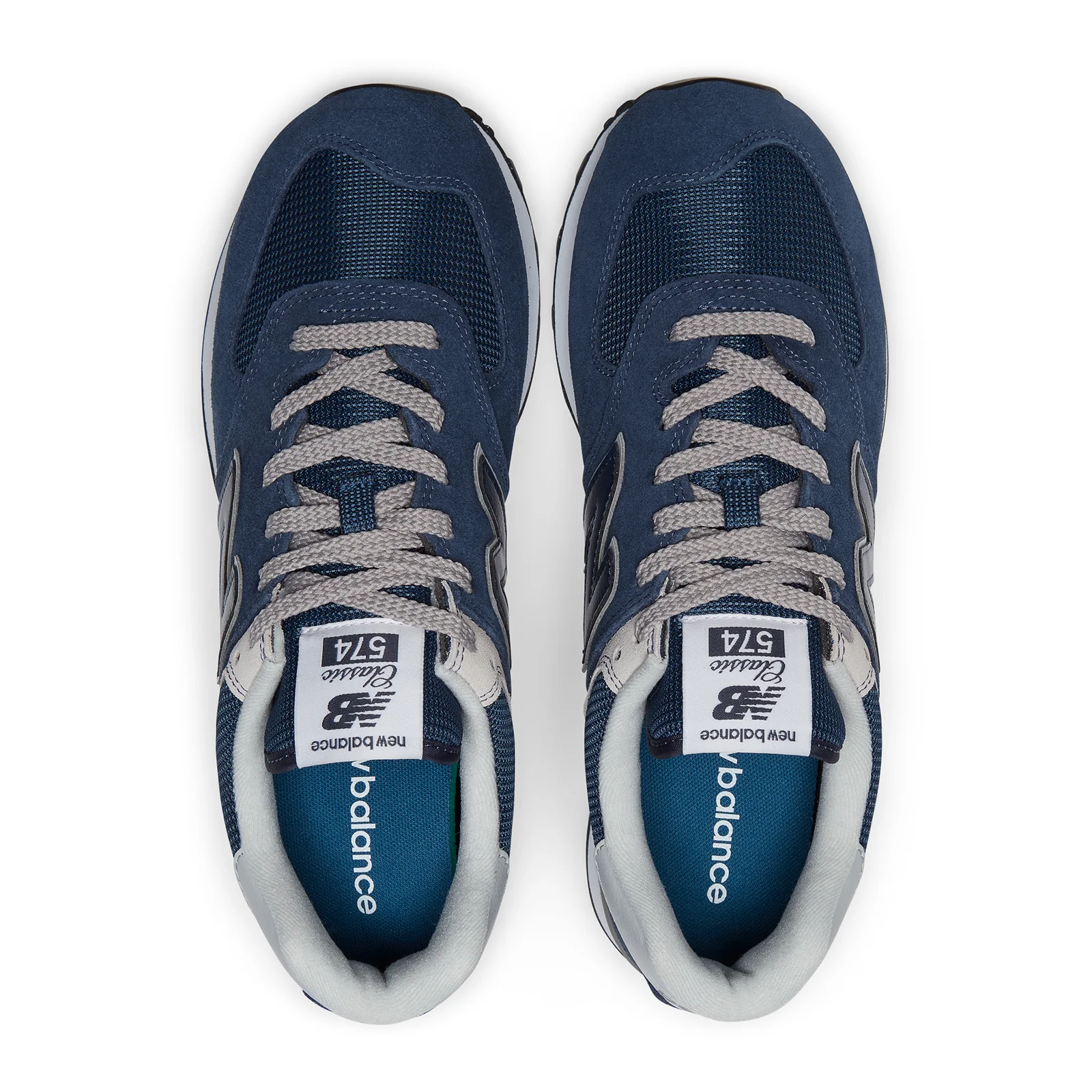 New Balance 574 Sneaker (Men) - Navy/White - Image 3
