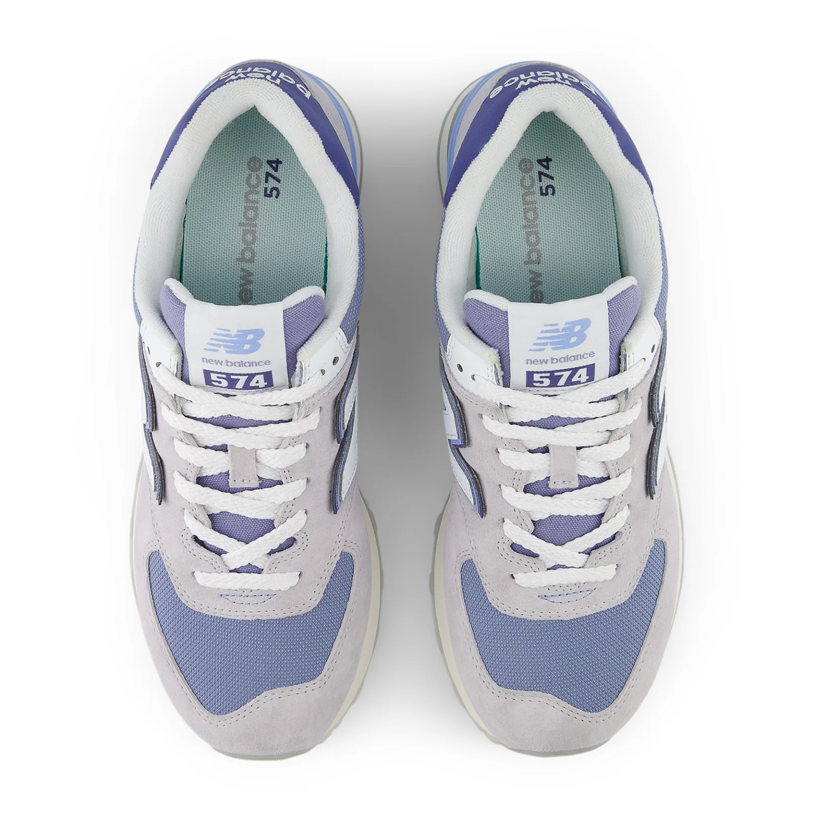 New Balance 574 Sneaker (Unisex) - Pearl Grey/NB White - Image 5