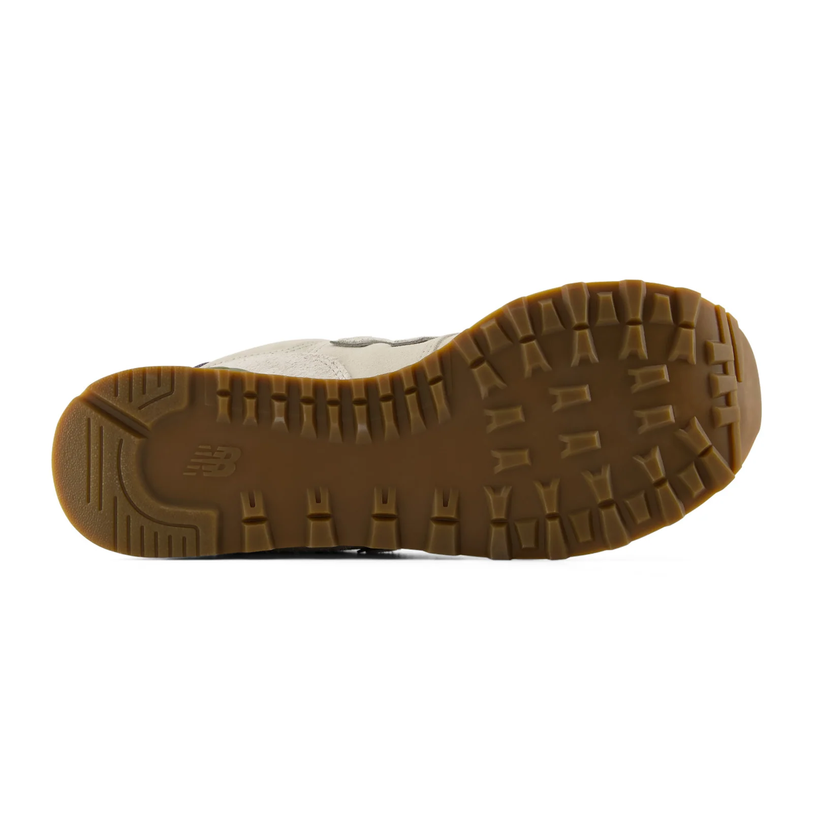 New Balance 574 Sneaker (Unisex) - Timberwolf/Dark Olivine - Image 7