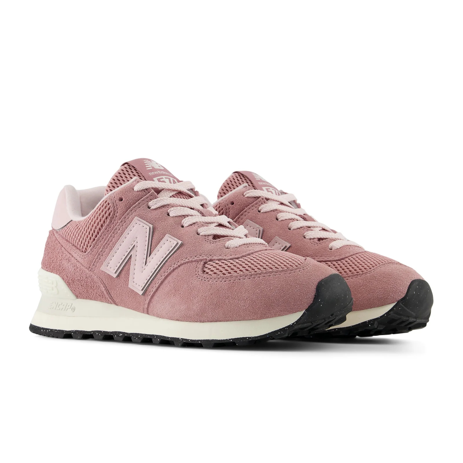 New Balance 574 Sneaker (Women) - Alpha Pink/White - Image 3