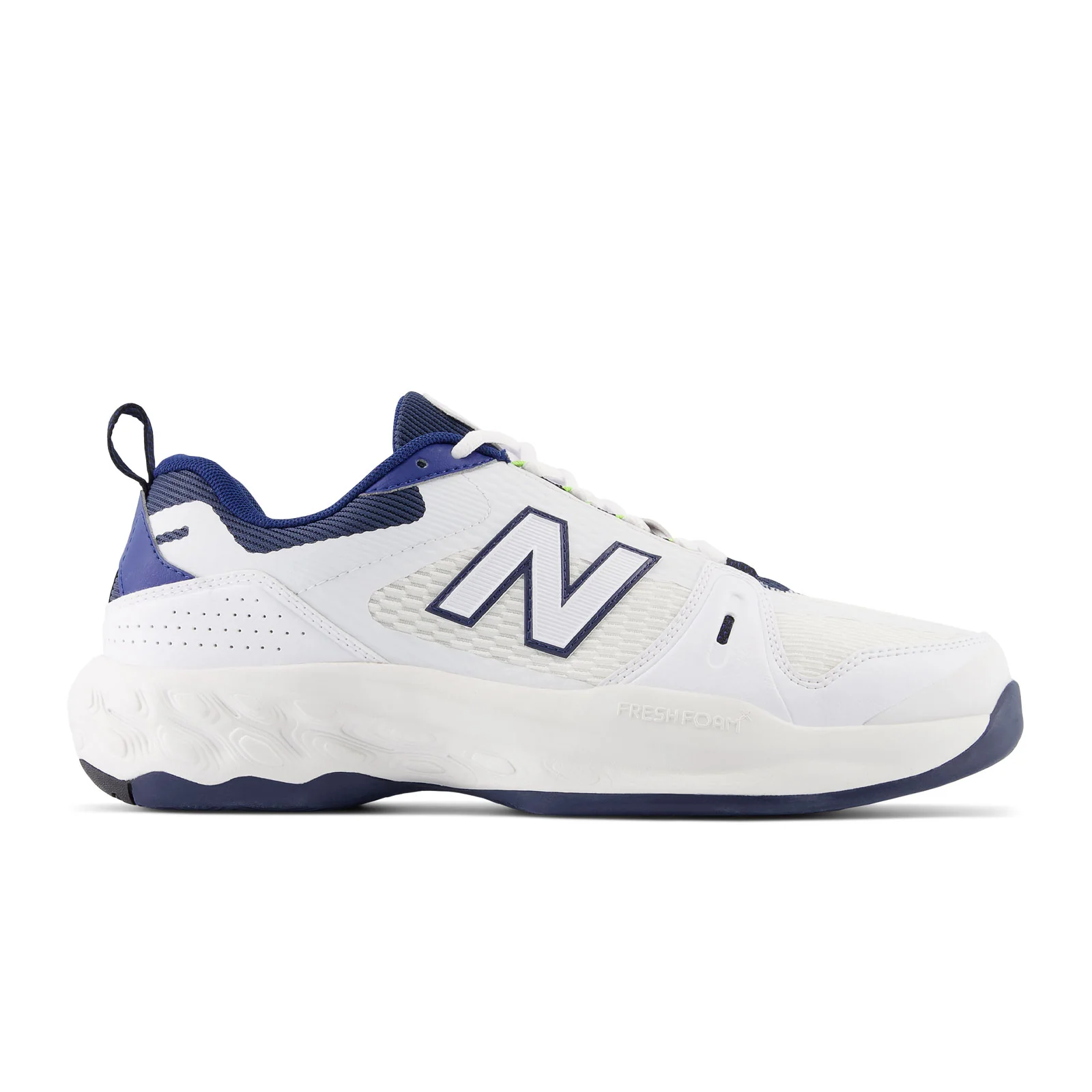 New Balance Fresh Foam X 1007 Court Shoe (Men) - White/Navy