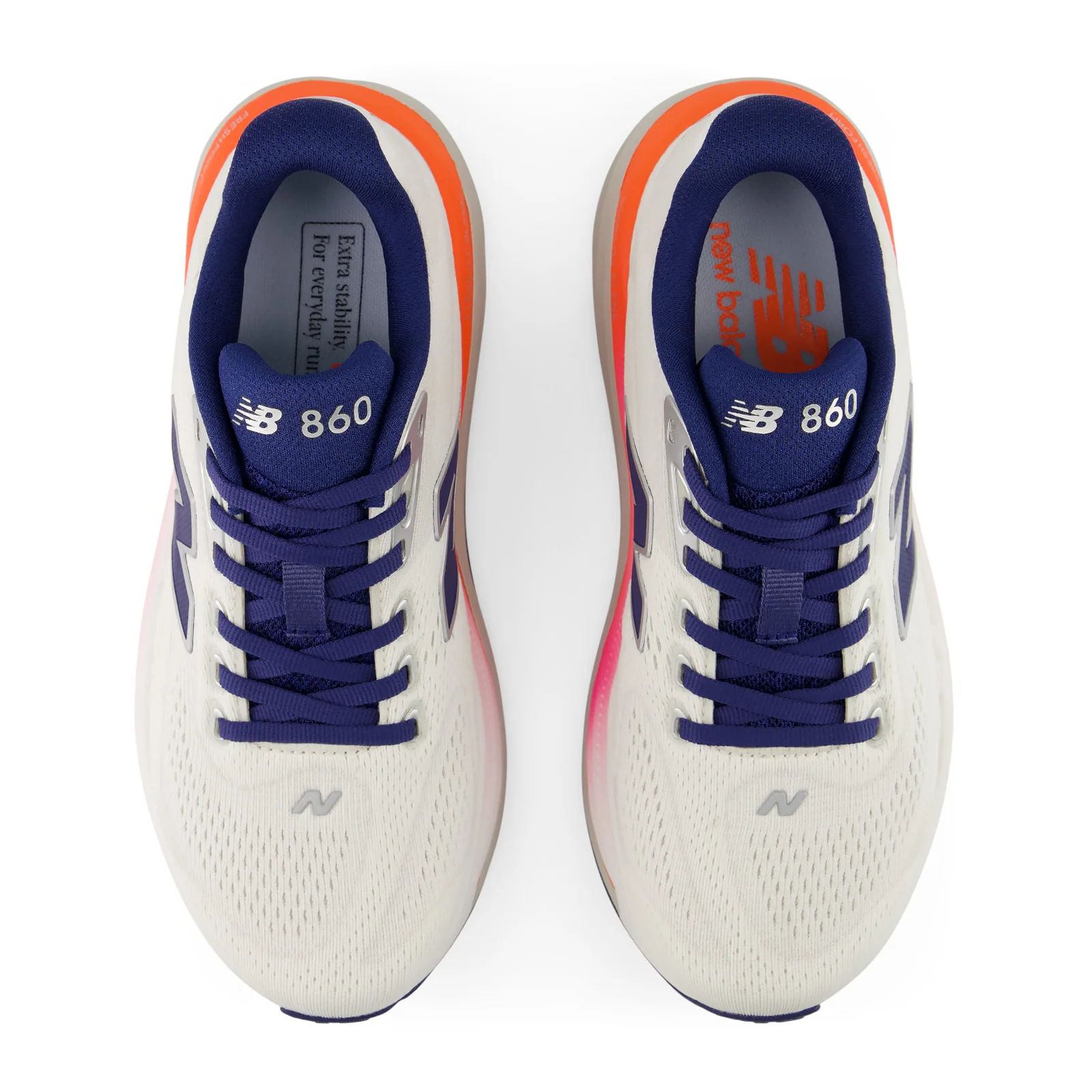 New Balance Fresh Foam X 860 v15 Running Shoe (Women) - Sea Salt/Blue Oyster - Image 6