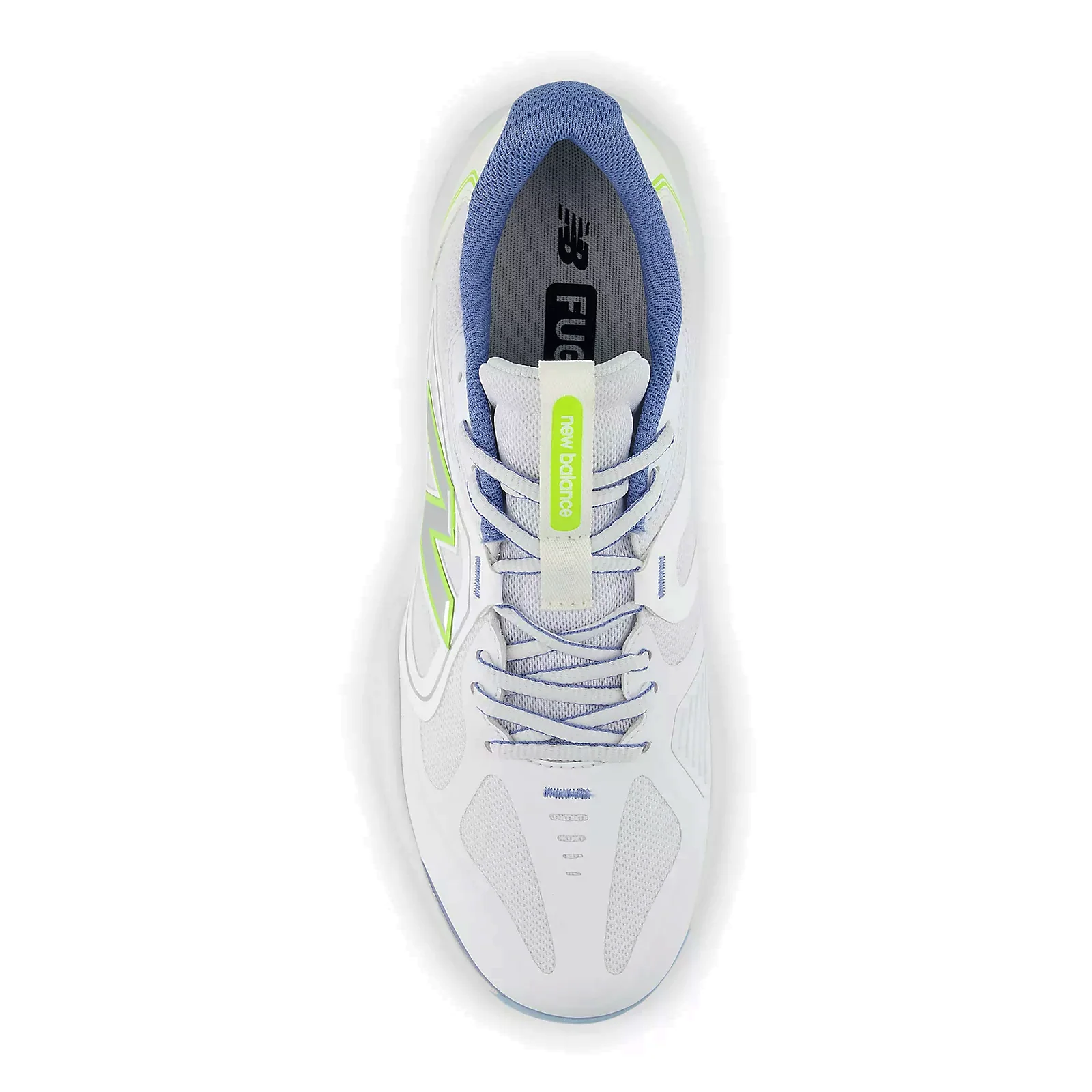 New Balance FuelCell 796 v5 Court Shoe (Men) - White/Alkaline Green/Fairweather Blue - Image 4