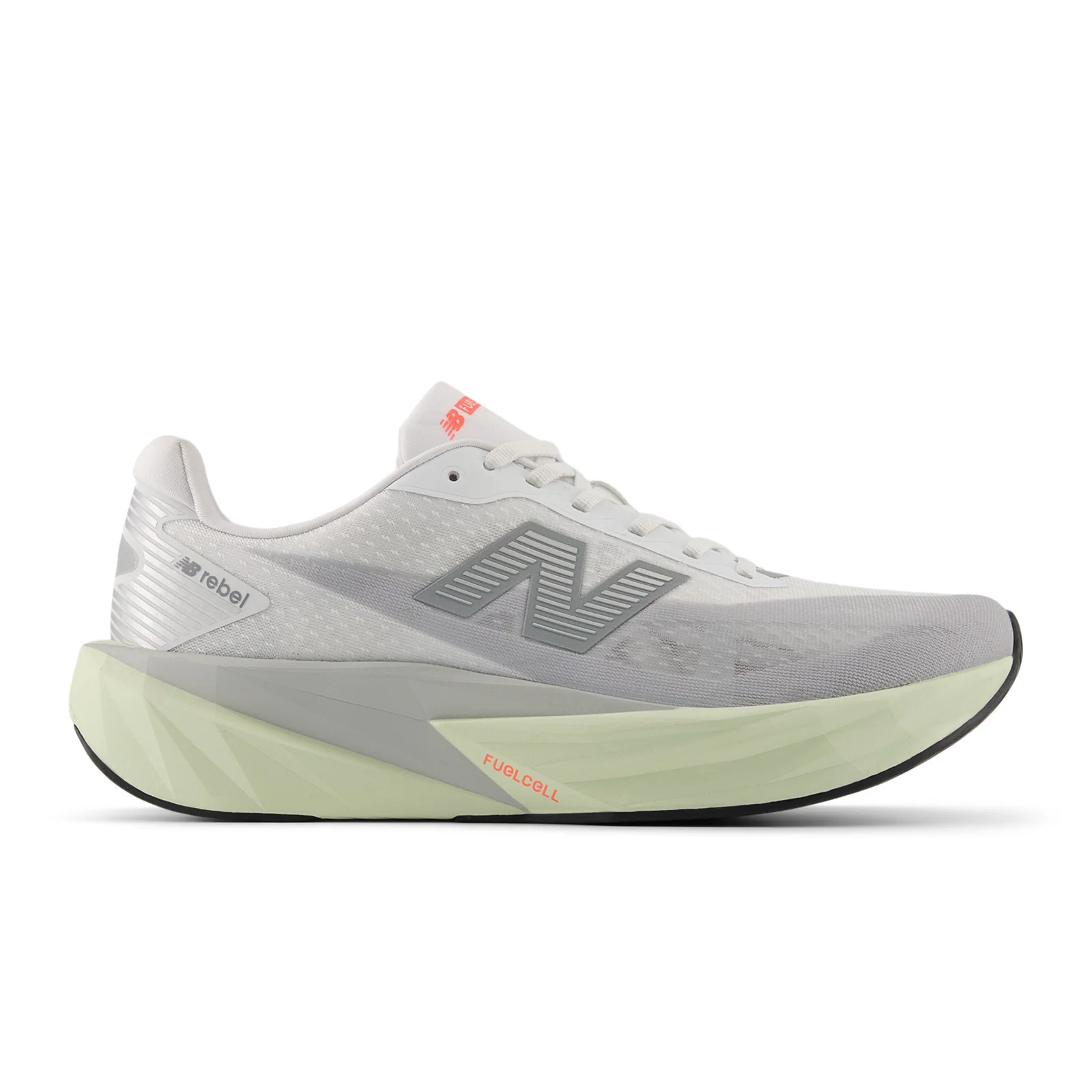 New Balance FuelCell Rebel v5 Running Shoe (Men) - Raincloud/Mineral/White
