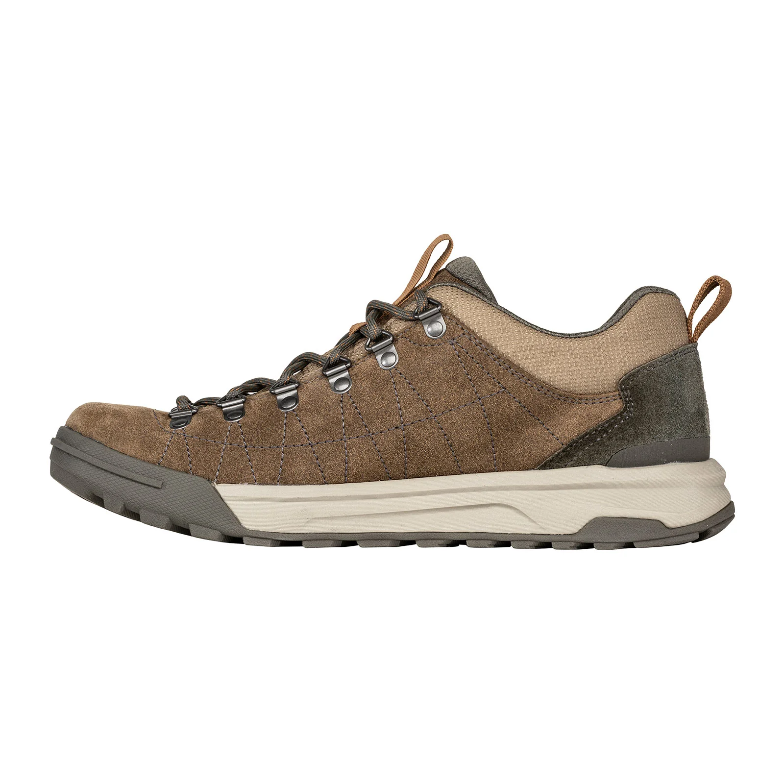 Oboz Beall Low Hiking Shoe (Men) - Faded Bark Suede - Image 2