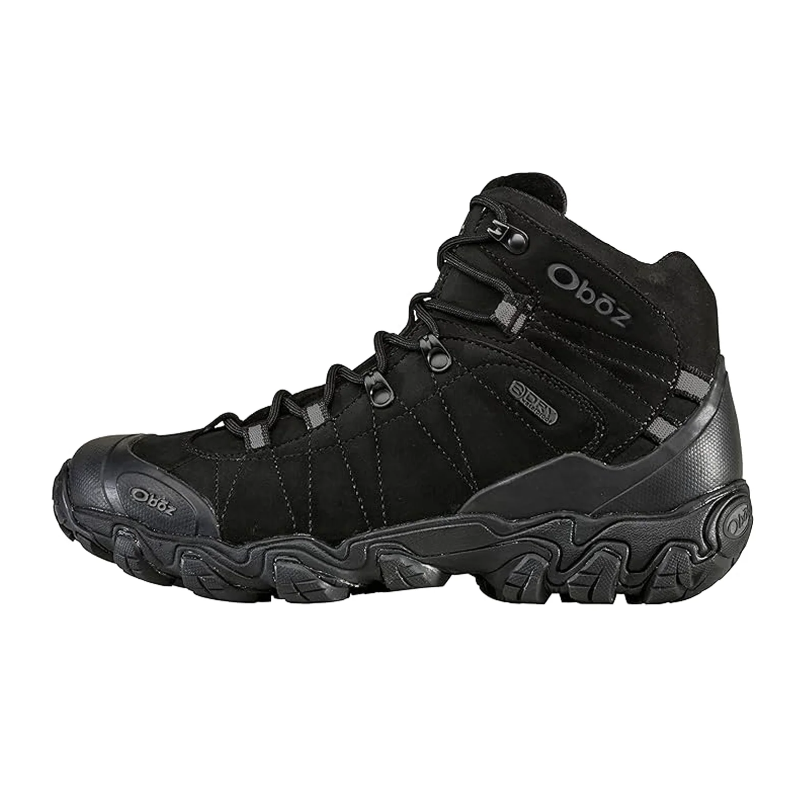 Oboz Bridger Mid B-DRY Hiking Boot (Men) - Midnight Black - Image 2