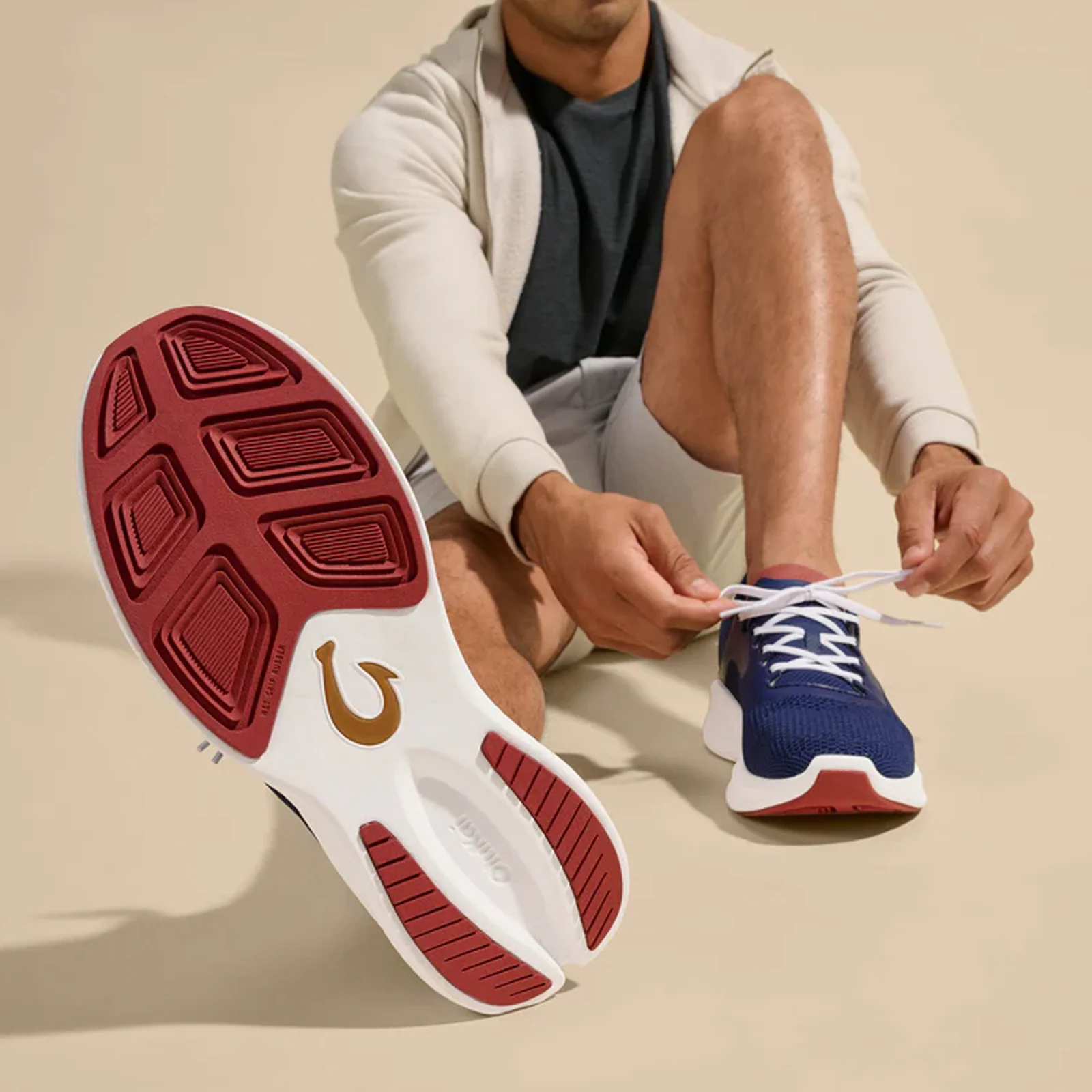 OluKai Island Hopper Lace Up (Men) - Deep Blue/Deep Blue - Image 5