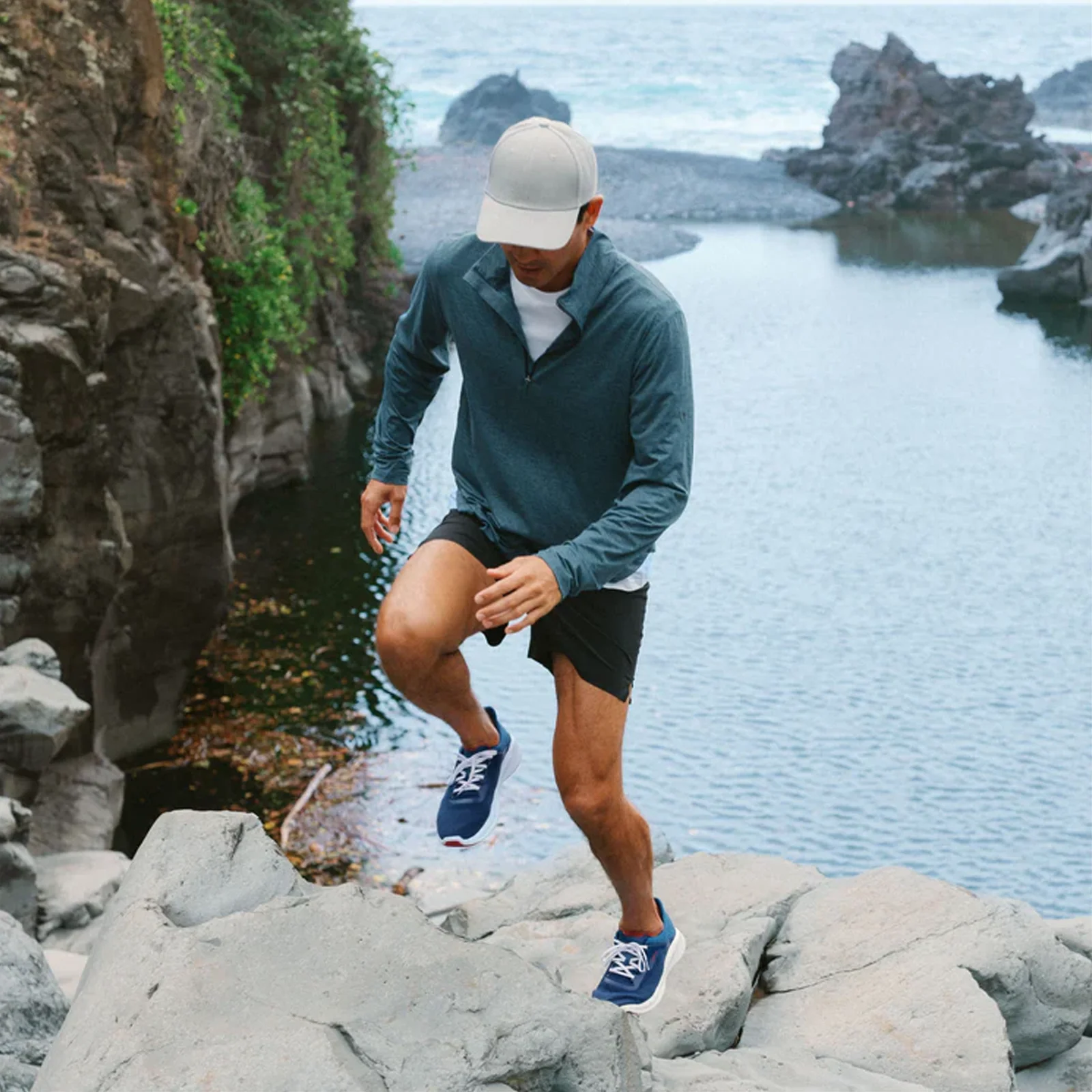 OluKai Island Hopper Lace Up (Men) - Deep Blue/Deep Blue - Image 8