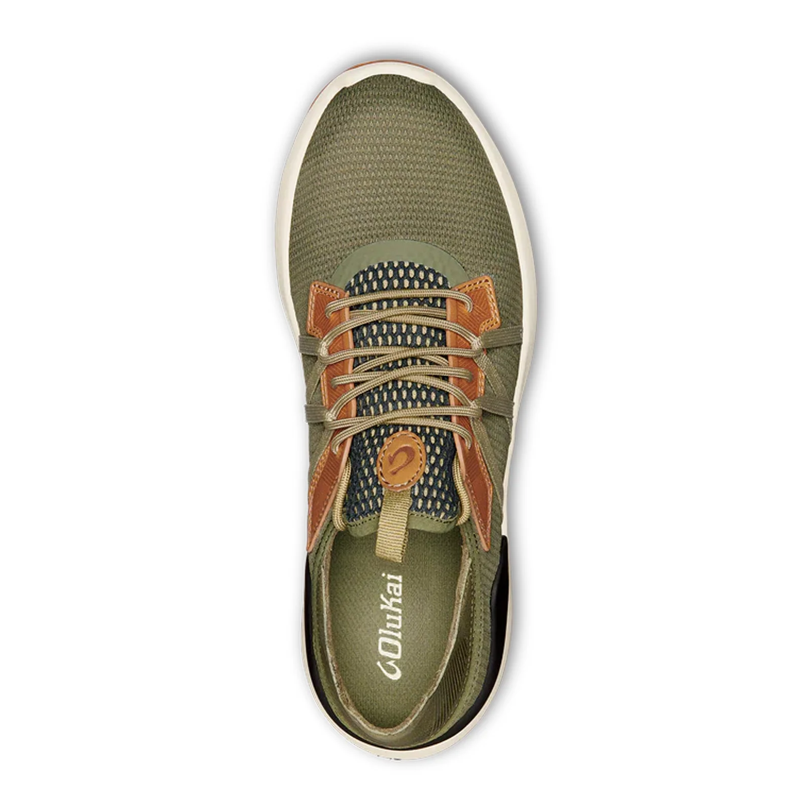 OluKai Mio Li Sneaker (Men) - Hunter/Lava Rock - Image 4