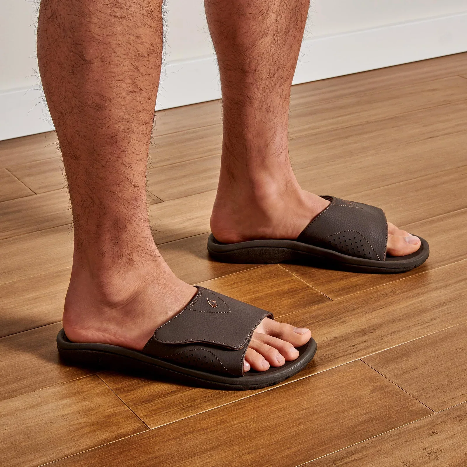 OluKai Nalu Slide Sandal (Men) - Dark Java/Dark Java - Image 8
