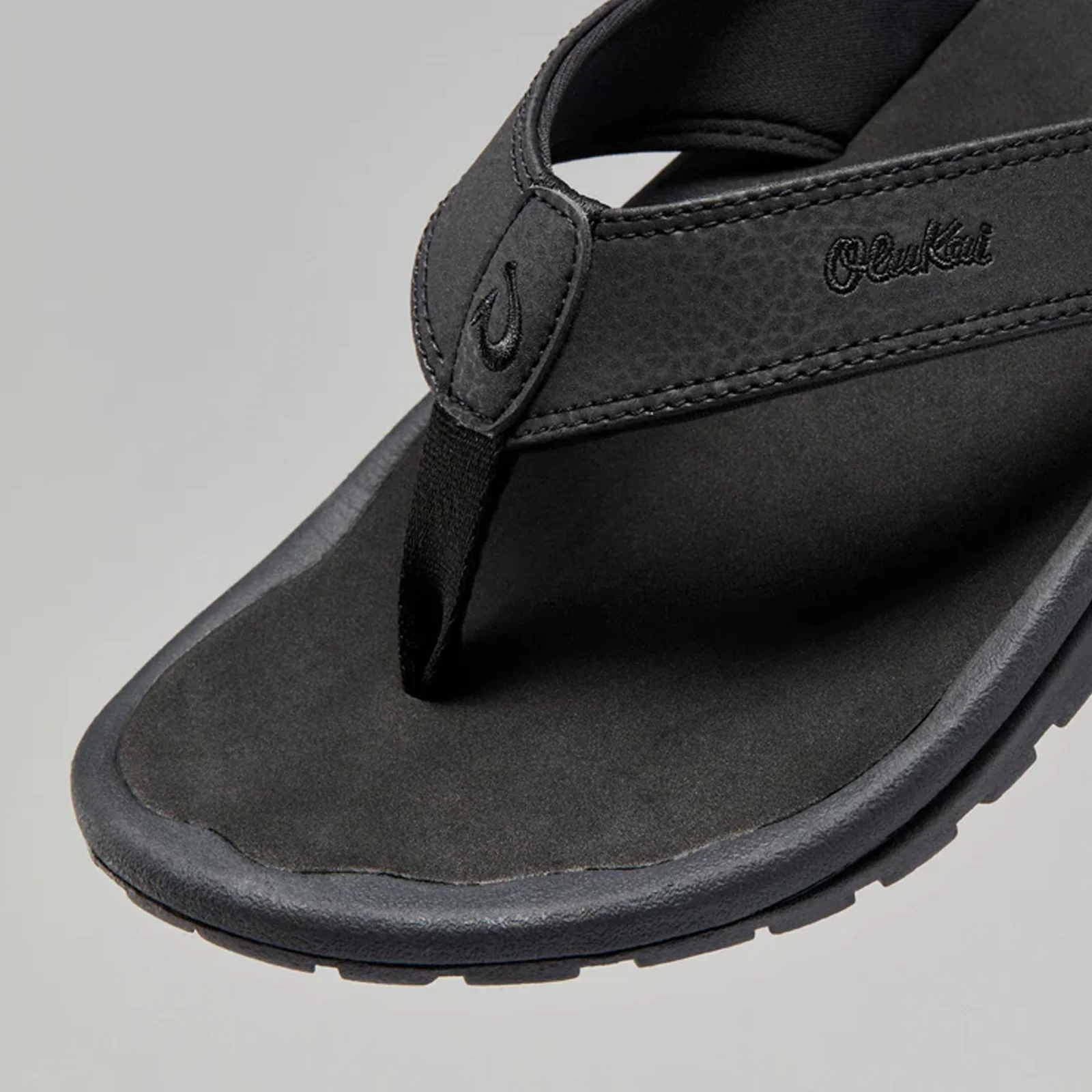 OluKai 'Ohana Sandal (Men) - Black/Black - Image 6