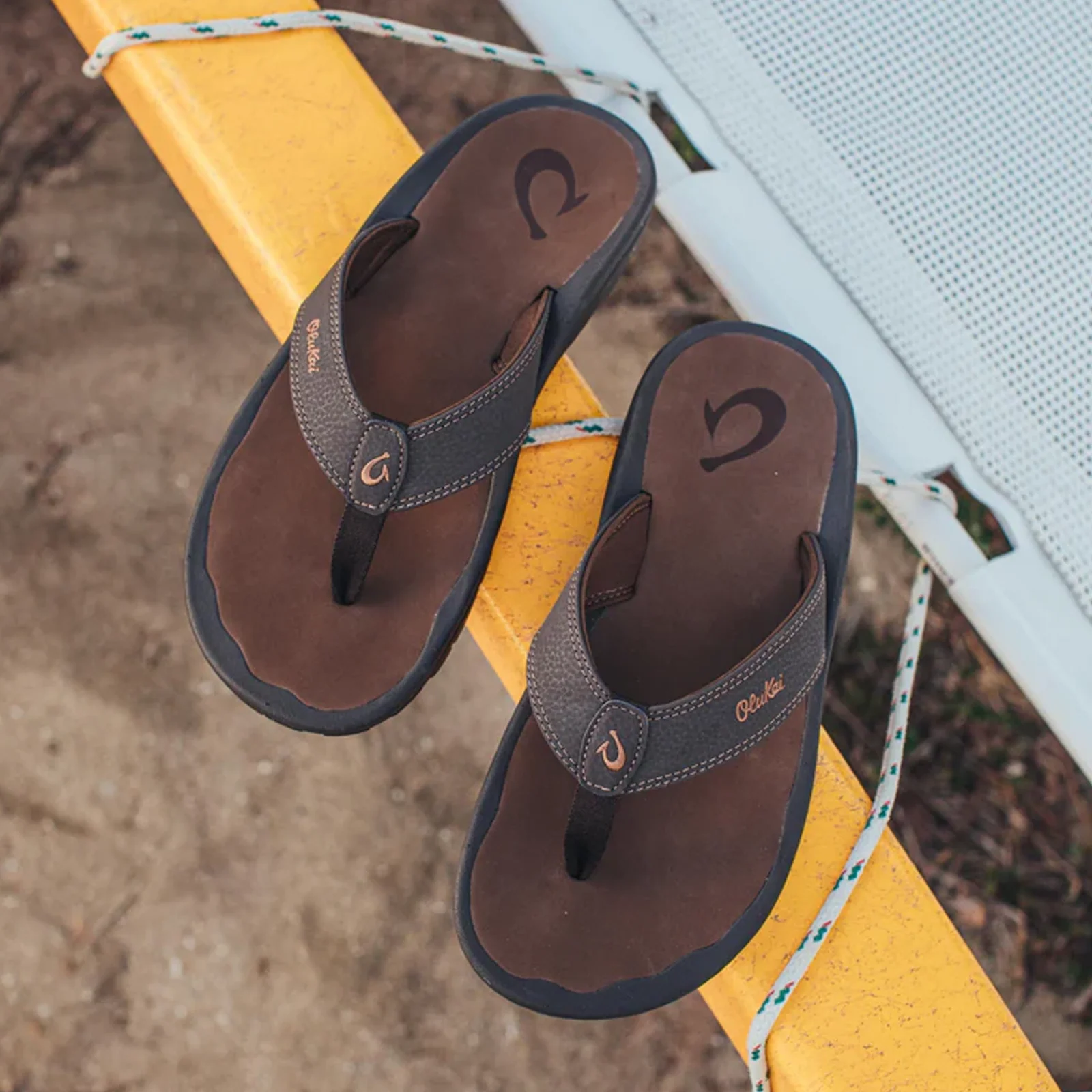 OluKai 'Ohana Sandal (Men) - Dark Java/Ray - Image 8