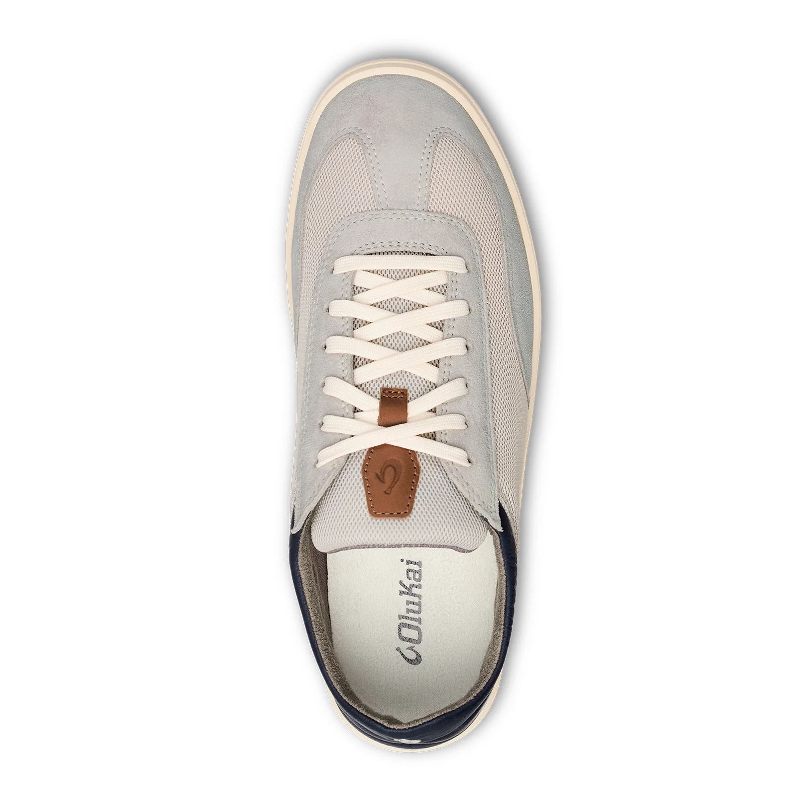 OluKai Punini Lace Up Sneaker (Men) - Vapor/Trench Blue - Image 3