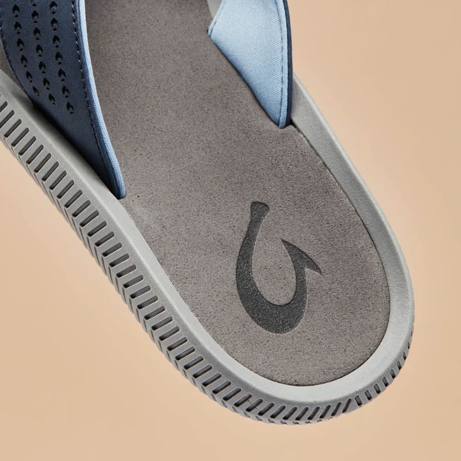 OluKai Ulele Sandal (Men) - Blue Depth/Charcoal - Image 6