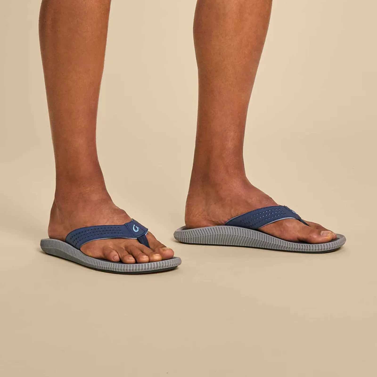 OluKai Ulele Sandal (Men) - Blue Depth/Charcoal - Image 9