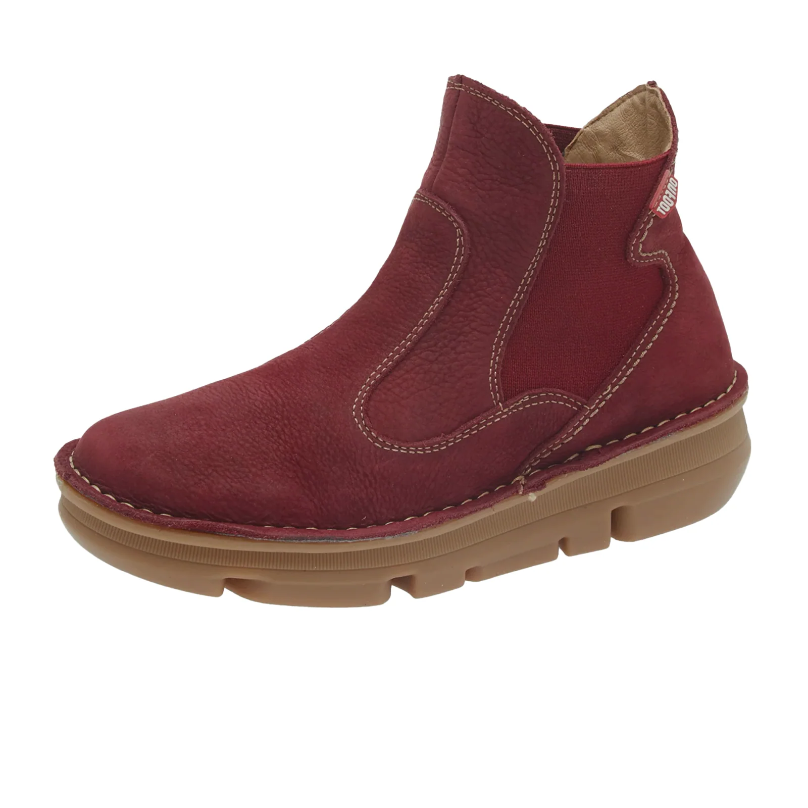 On Foot Touch Ankle Boot (Women) - Burdeos Nubuck - Image 2