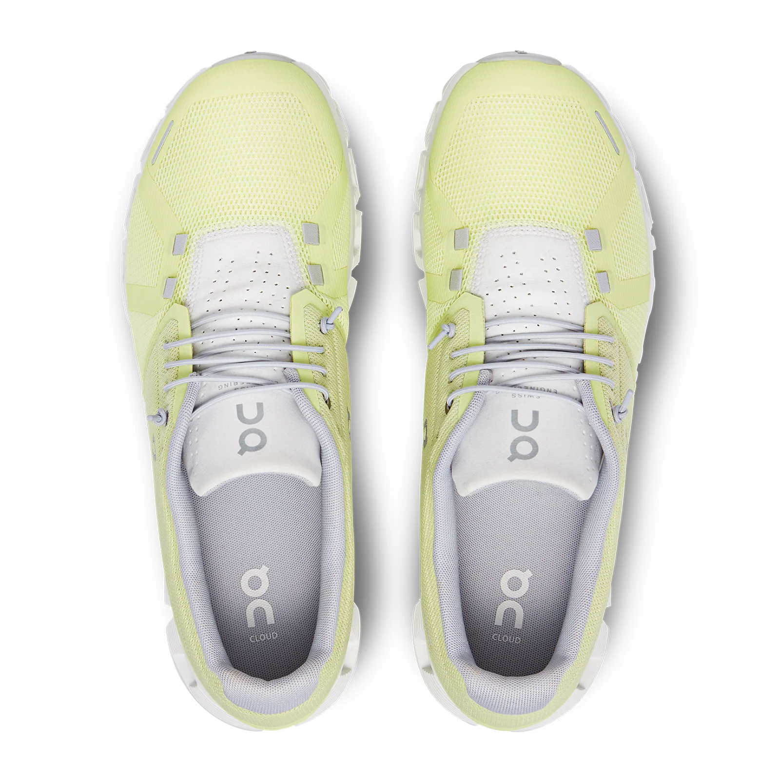 On Running Cloud 5 Running Shoe (Men) - Hay/Frost - Image 3