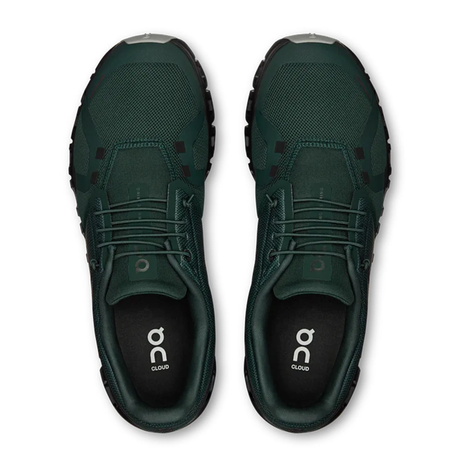 On Running Cloud 6 Running Shoe (Men) - Evergreen/Glacier - Image 4