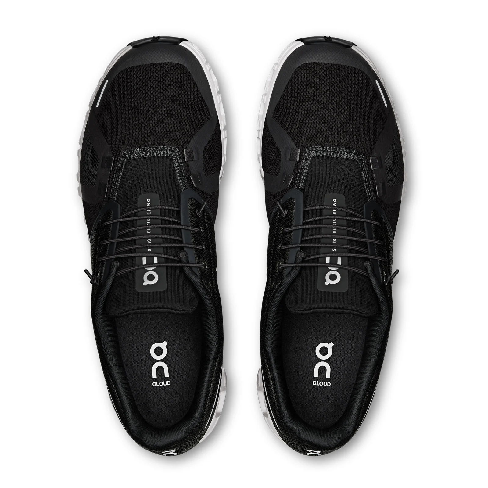 On Running Cloud 6 Running Shoe (Women) - Black/White - Image 5
