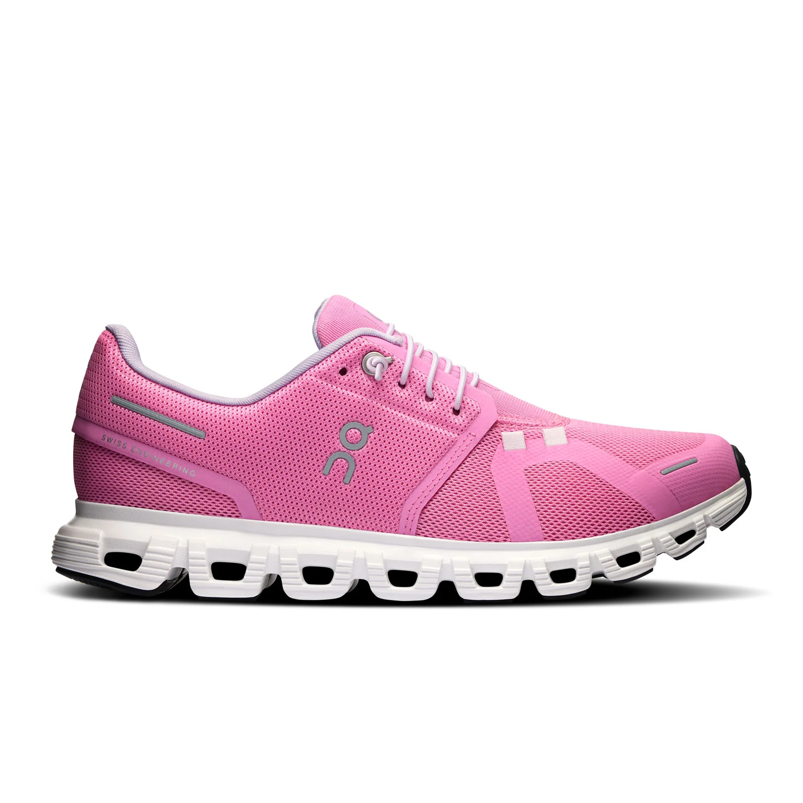 On Running Cloud 6 Running Shoe (Women) - Raspberry/White
