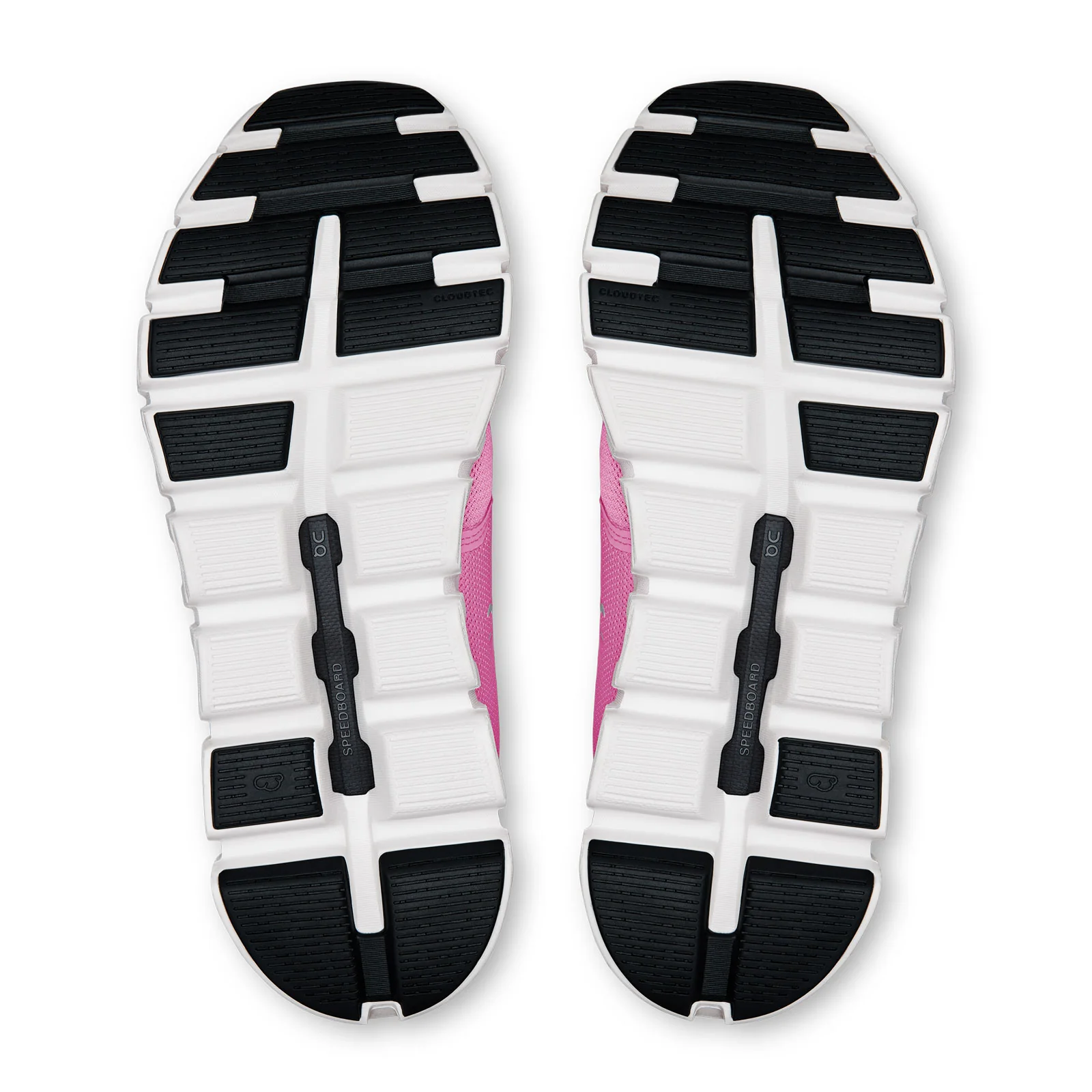 On Running Cloud 6 Running Shoe (Women) - Raspberry/White - Image 6