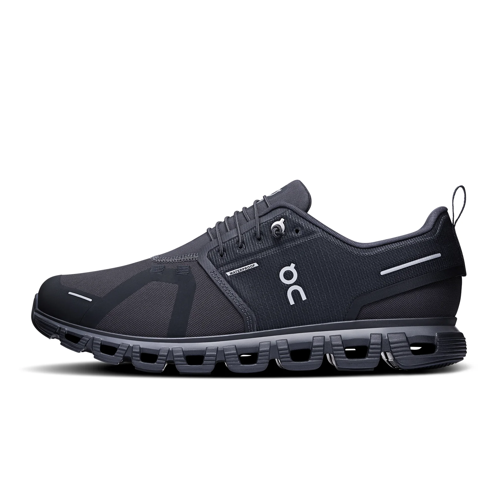 On Running Cloud 6 Waterproof Running Shoe (Men) - Black/Black - Image 2