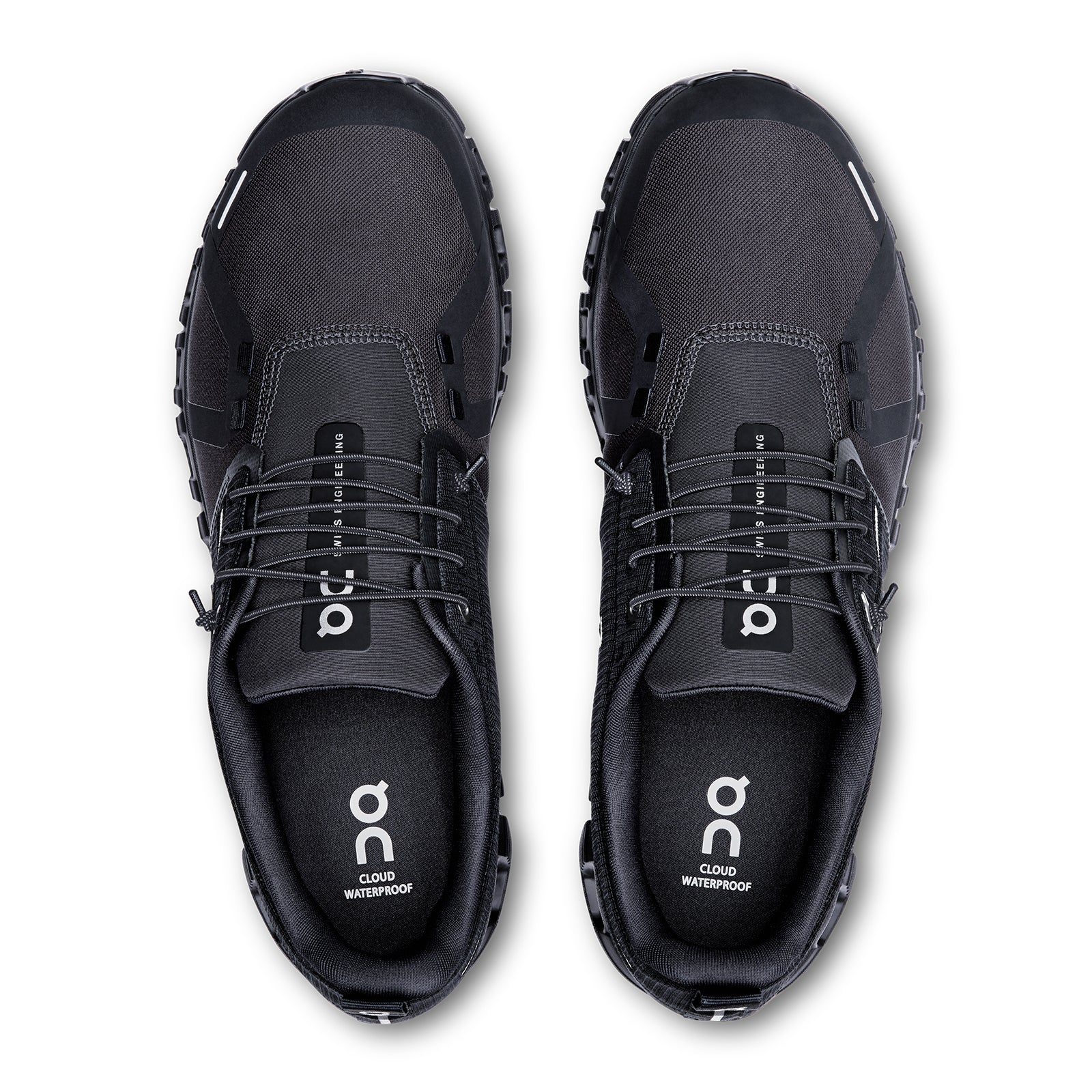 On Running Cloud 6 Waterproof Running Shoe (Men) - Black/Black - Image 5