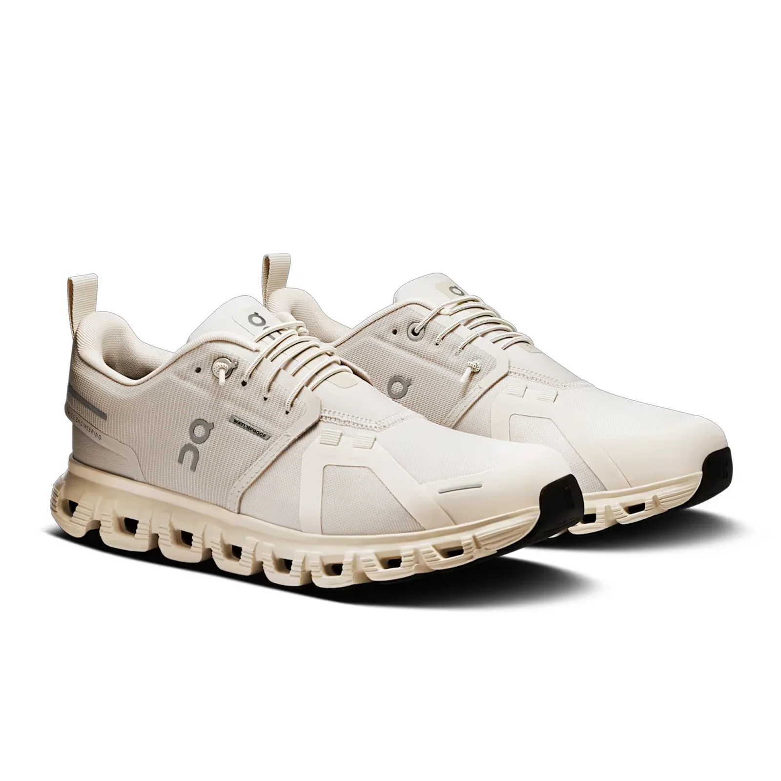 On Running Cloud 6 Waterproof Running Shoe (Women) - Pearl/Cream - Image 3