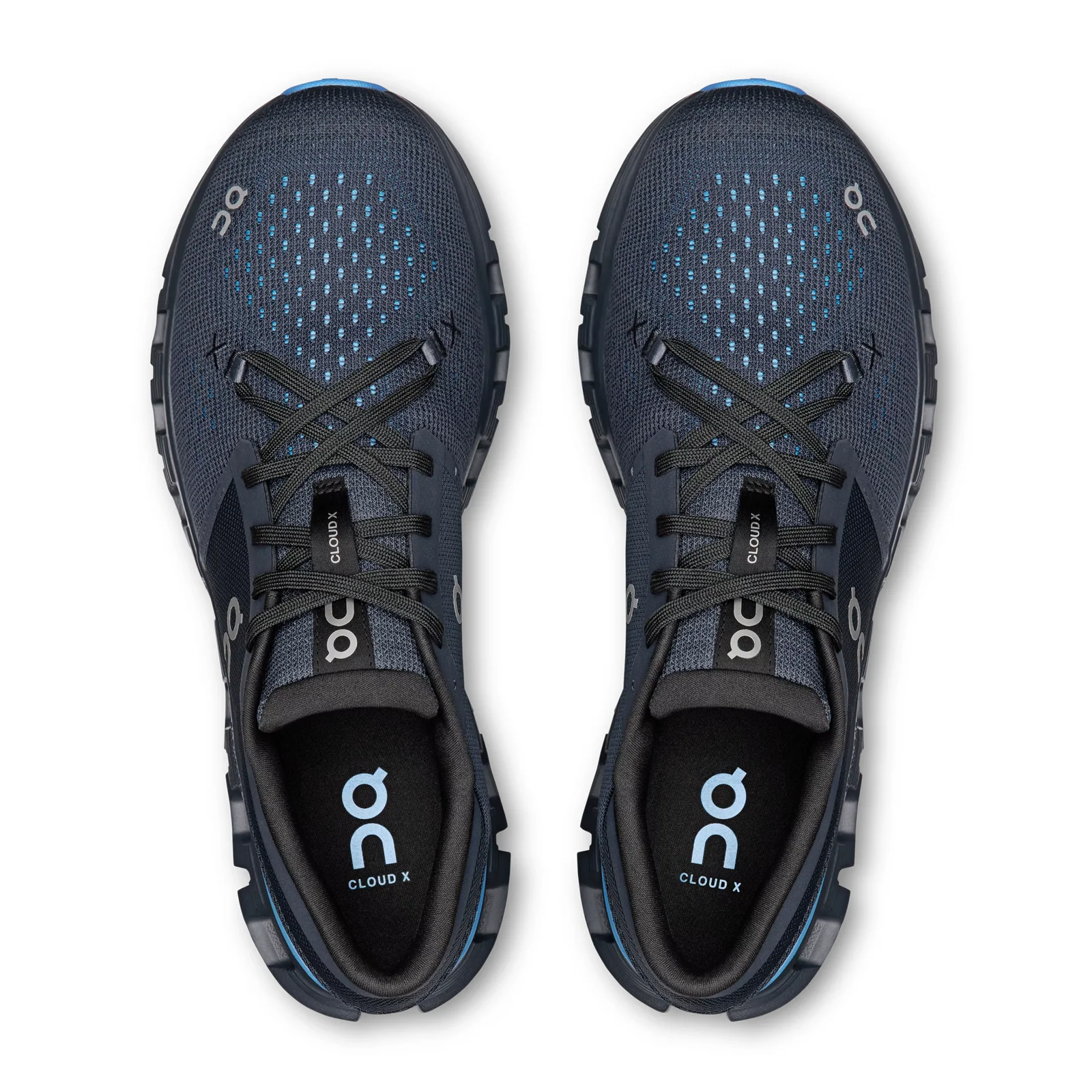On Running Cloud X 4 Running Shoe (Men) - Navy/Gourami - Image 5