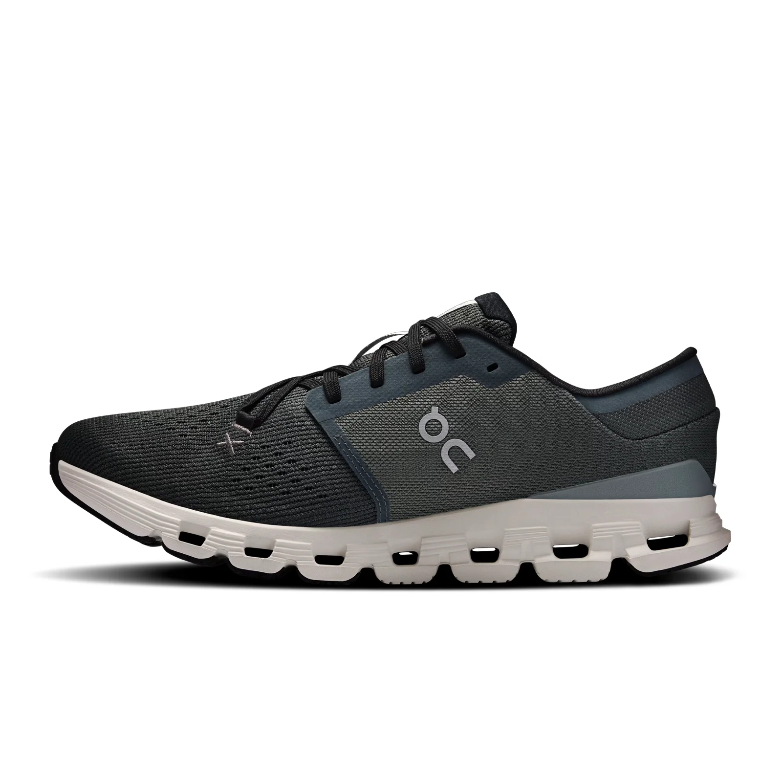 On Running Cloud X 4 Running Shoe (Men) - Shadow/Apollo - Image 2