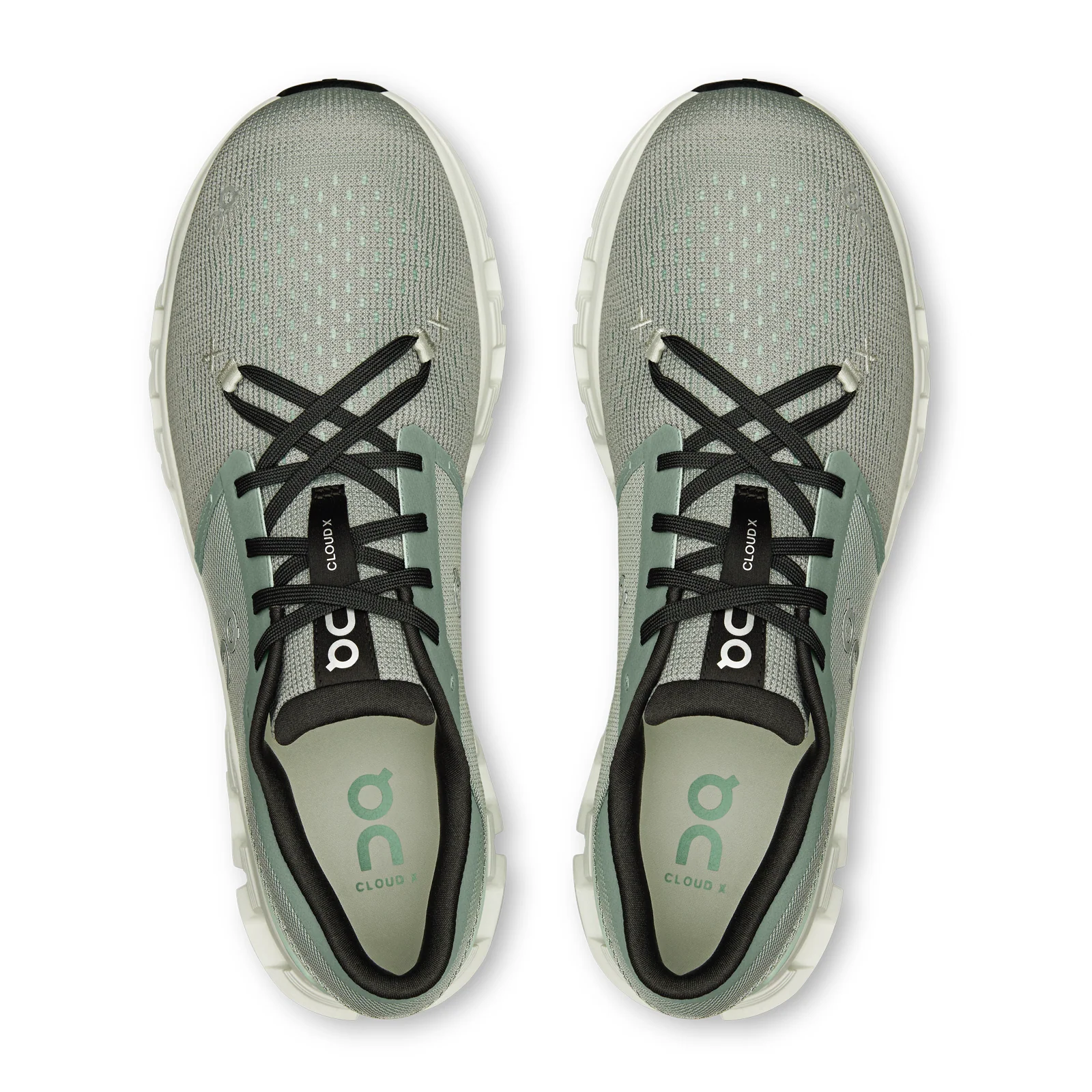 On Running Cloud X 4 Running Shoe (Men) - Tin/Iceberg - Image 4