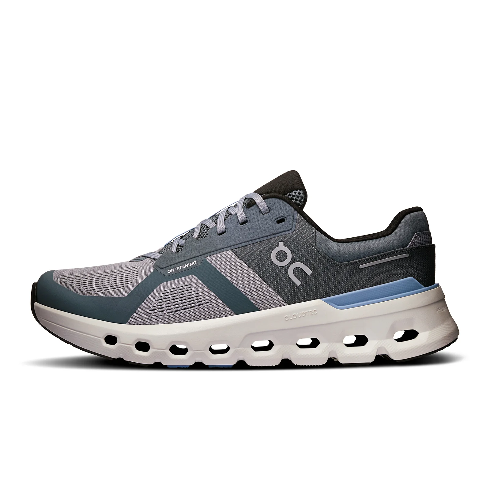 On Running Cloudrunner 2 Running Shoe (Men) - Alloy/Chambray - Image 2