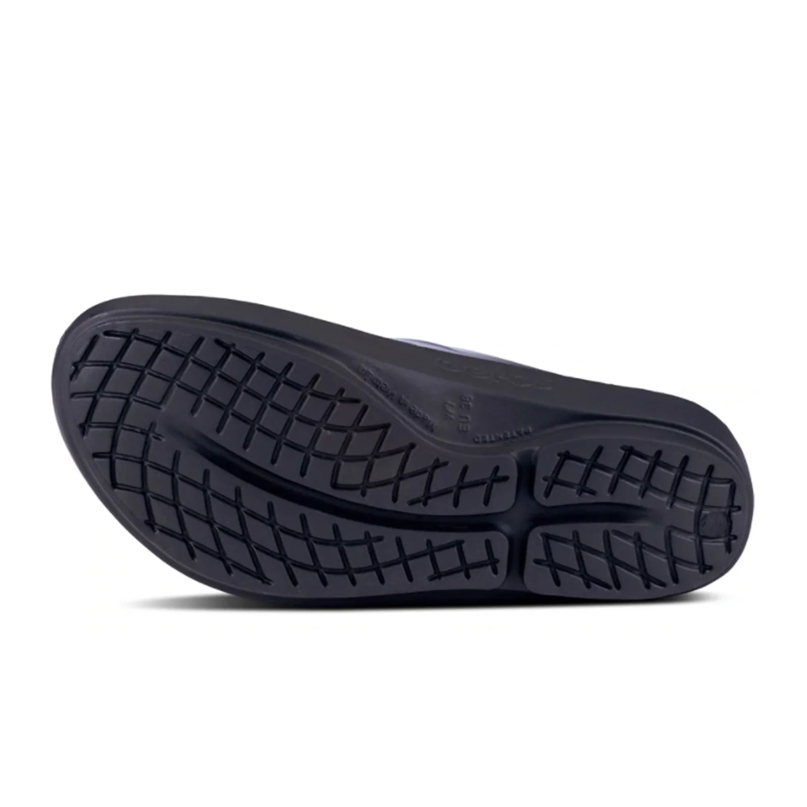 Oofos OOlala Luxe Sandal (Women) - Black/Atlantis - Image 4