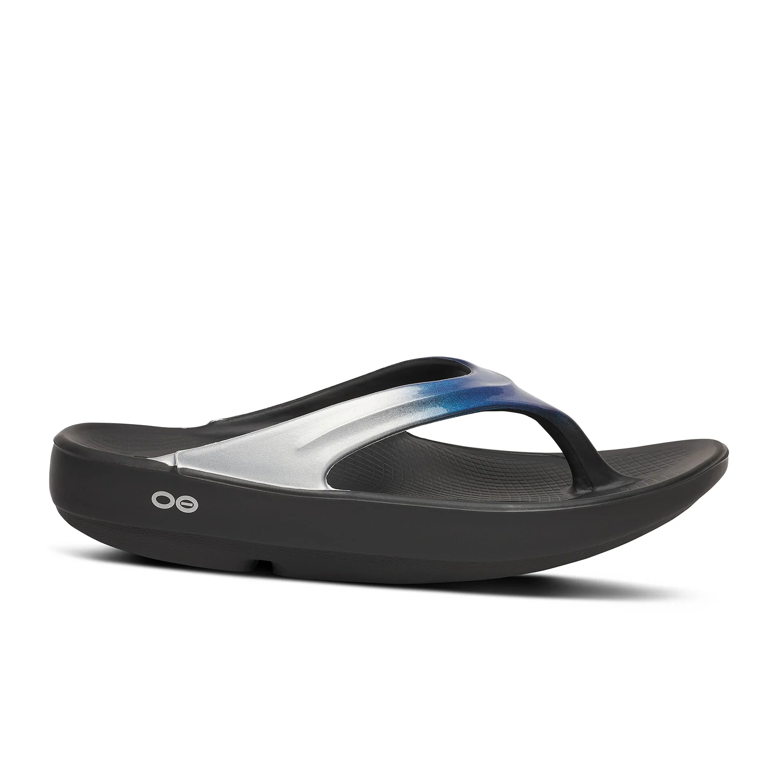 Oofos OOlala Luxe Sandal (Women) - Shimmer Blue