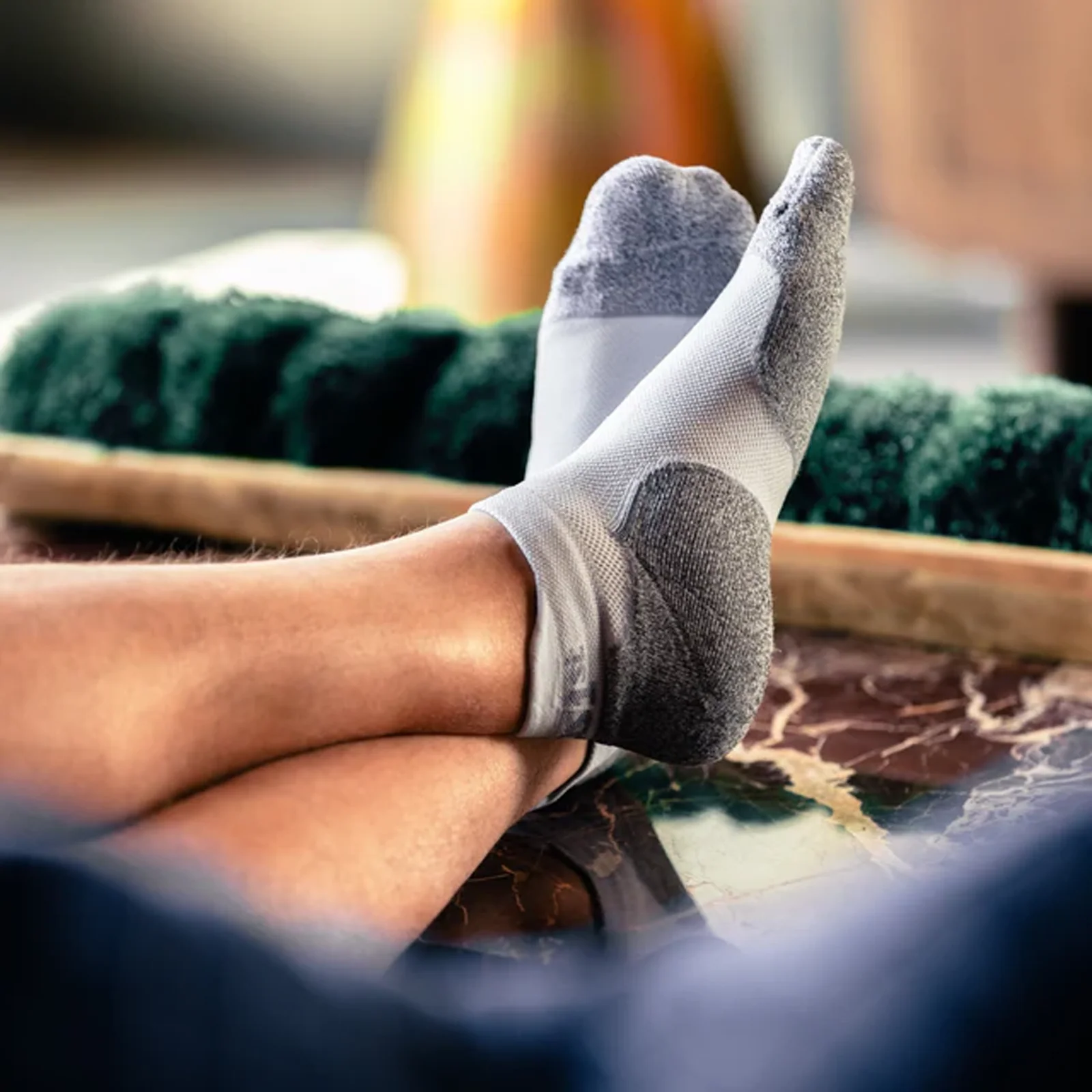 OS1st Dermasox Lotion Sock (Unisex) - Grey - Image 7