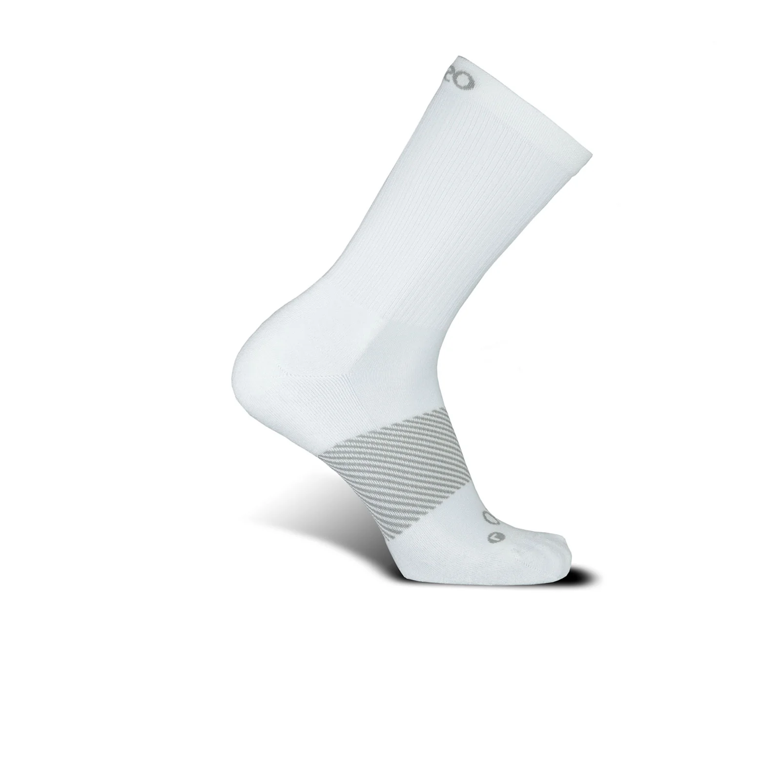 OS1st Wicked Comfort Crew Sock (Unisex) - White