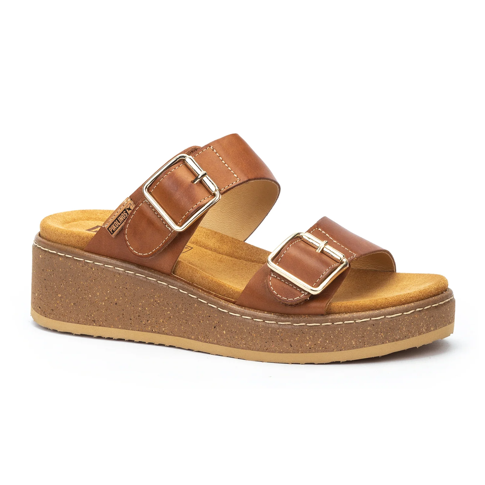Pikolinos Alzira W9D-1505 Wedge Sandal (Women) - Brandy - Image 2