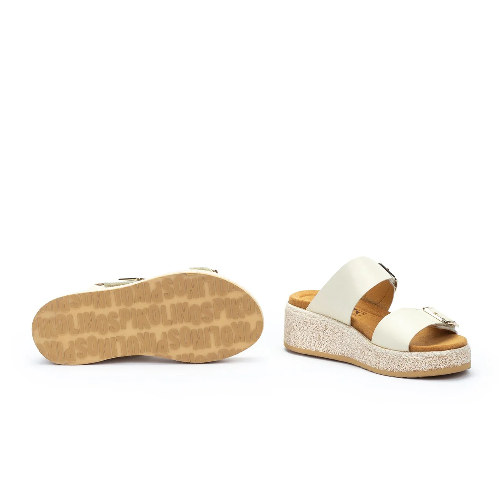Pikolinos Alzira W9D-1505 Wedge Sandal (Women) - Nata - Image 4