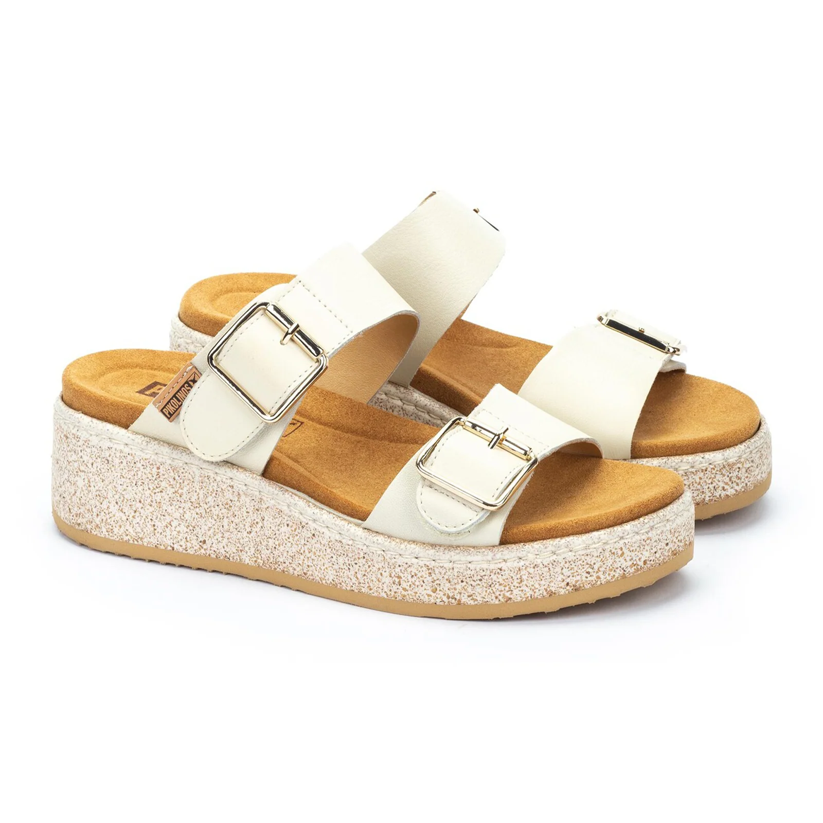 Pikolinos Alzira W9D-1505 Wedge Sandal (Women) - Nata - Image 6
