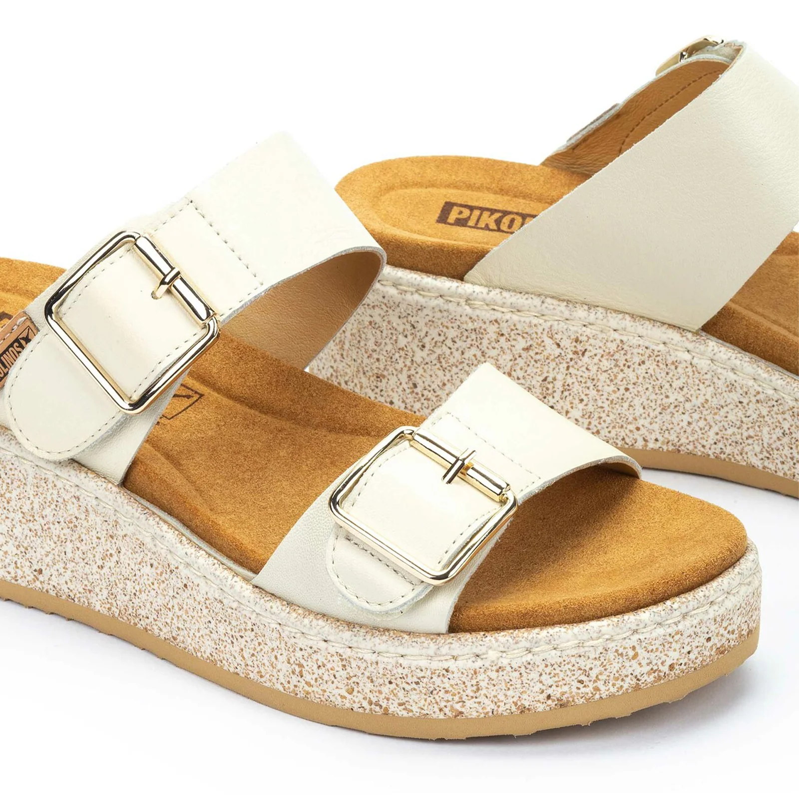 Pikolinos Alzira W9D-1505 Wedge Sandal (Women) - Nata - Image 7