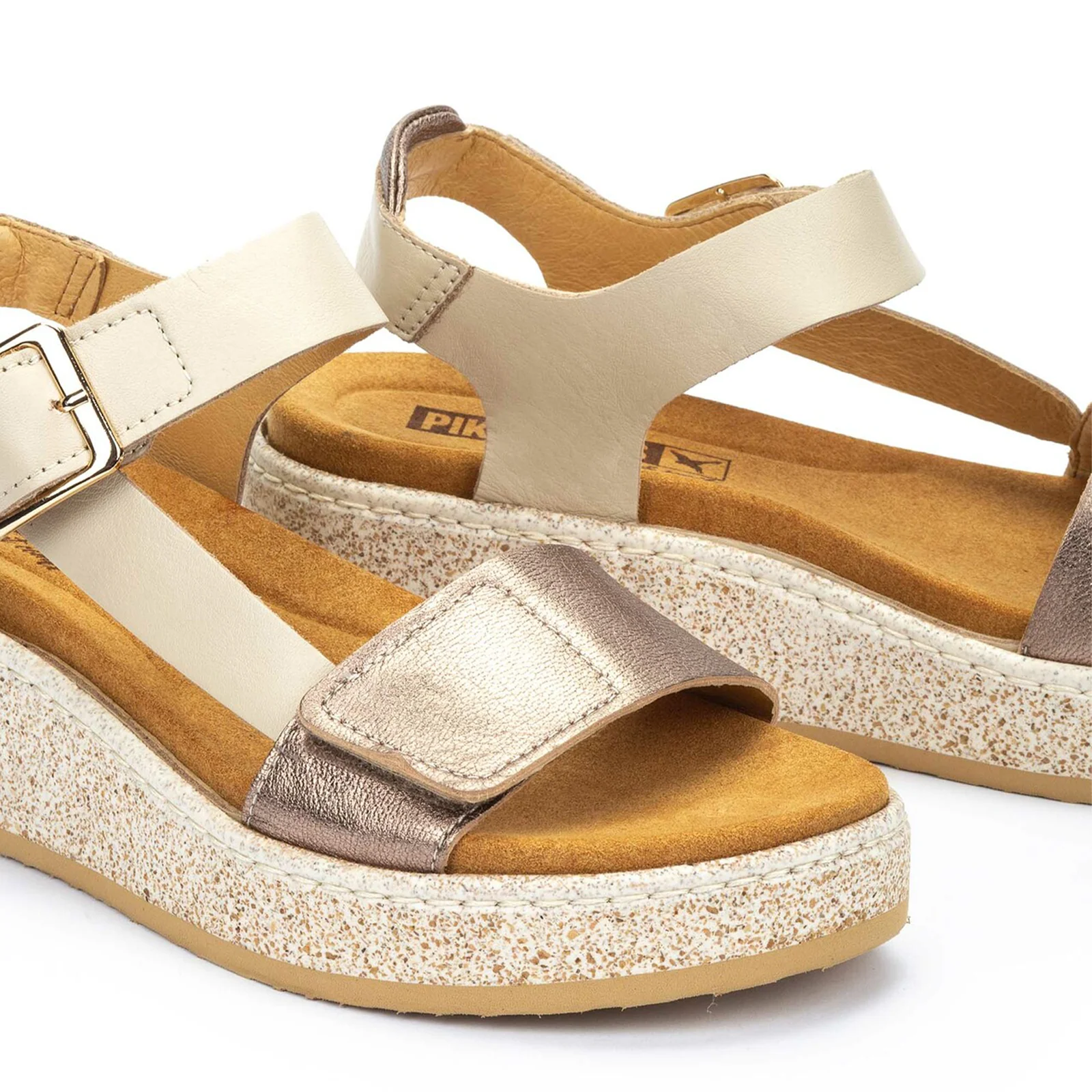 Pikolinos Alzira W9D-1527C1 Wedge Sandal (Women) - Marfil - Image 5