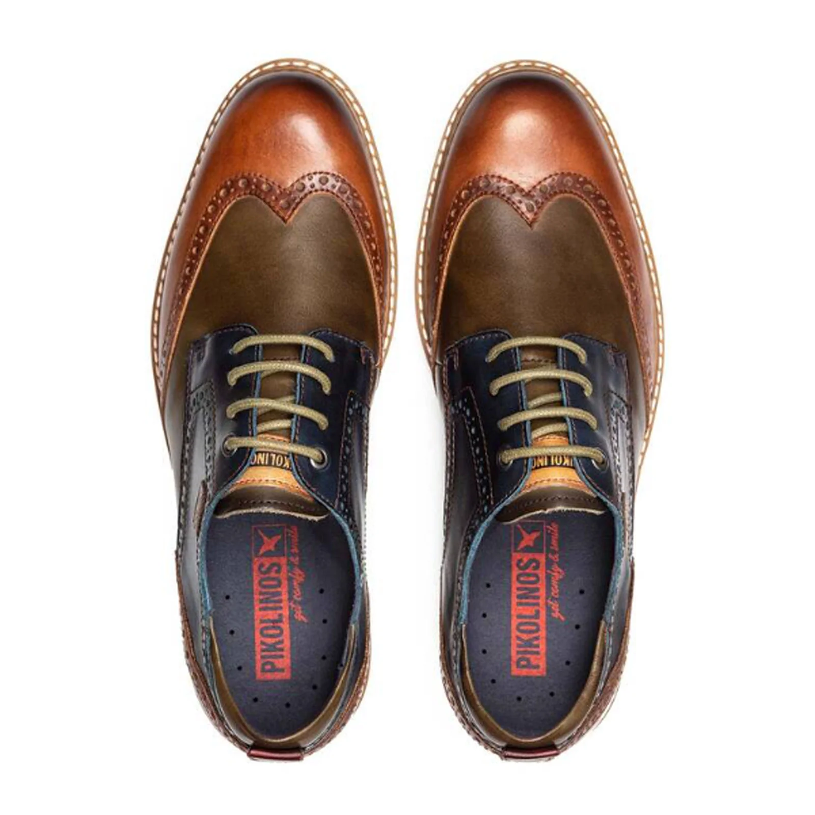 Pikolinos Avila M1T-4191C1 Oxford (Men) - Brandy Leather - Image 6