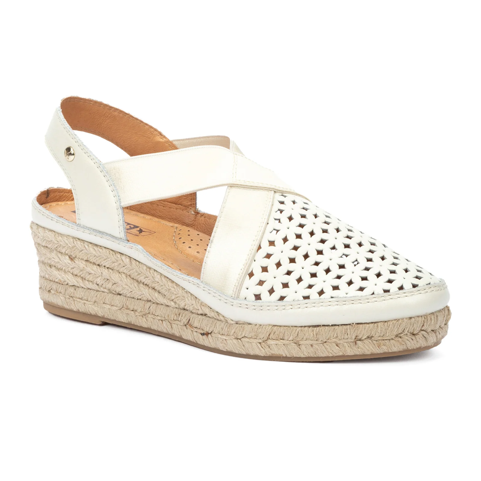 Pikolinos Benidorm W4A-1546 Wedge Sandal (Women) - Nata - Image 2