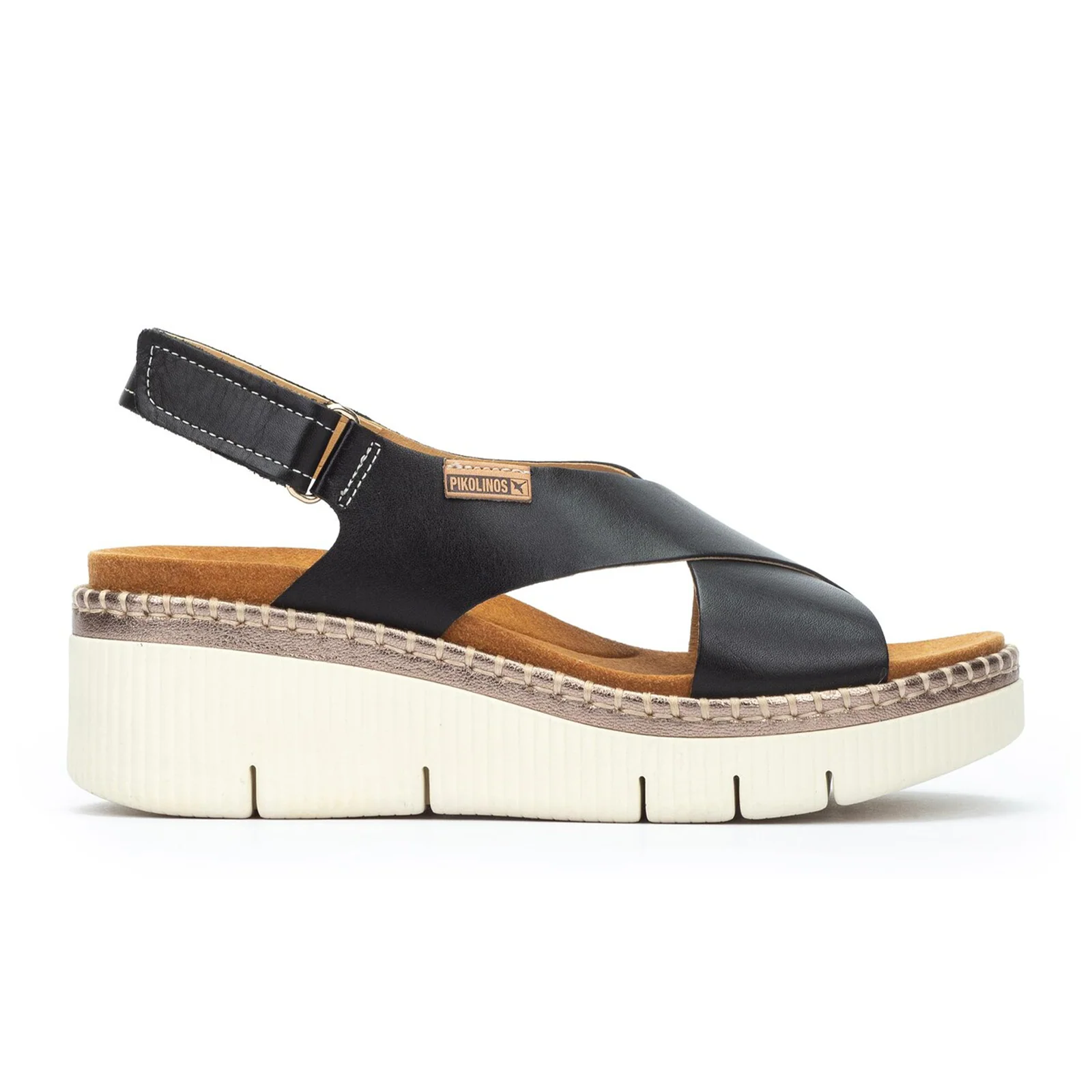 Pikolinos Gomera W0K-0606C1 Wedge Sandal (Women) - Black