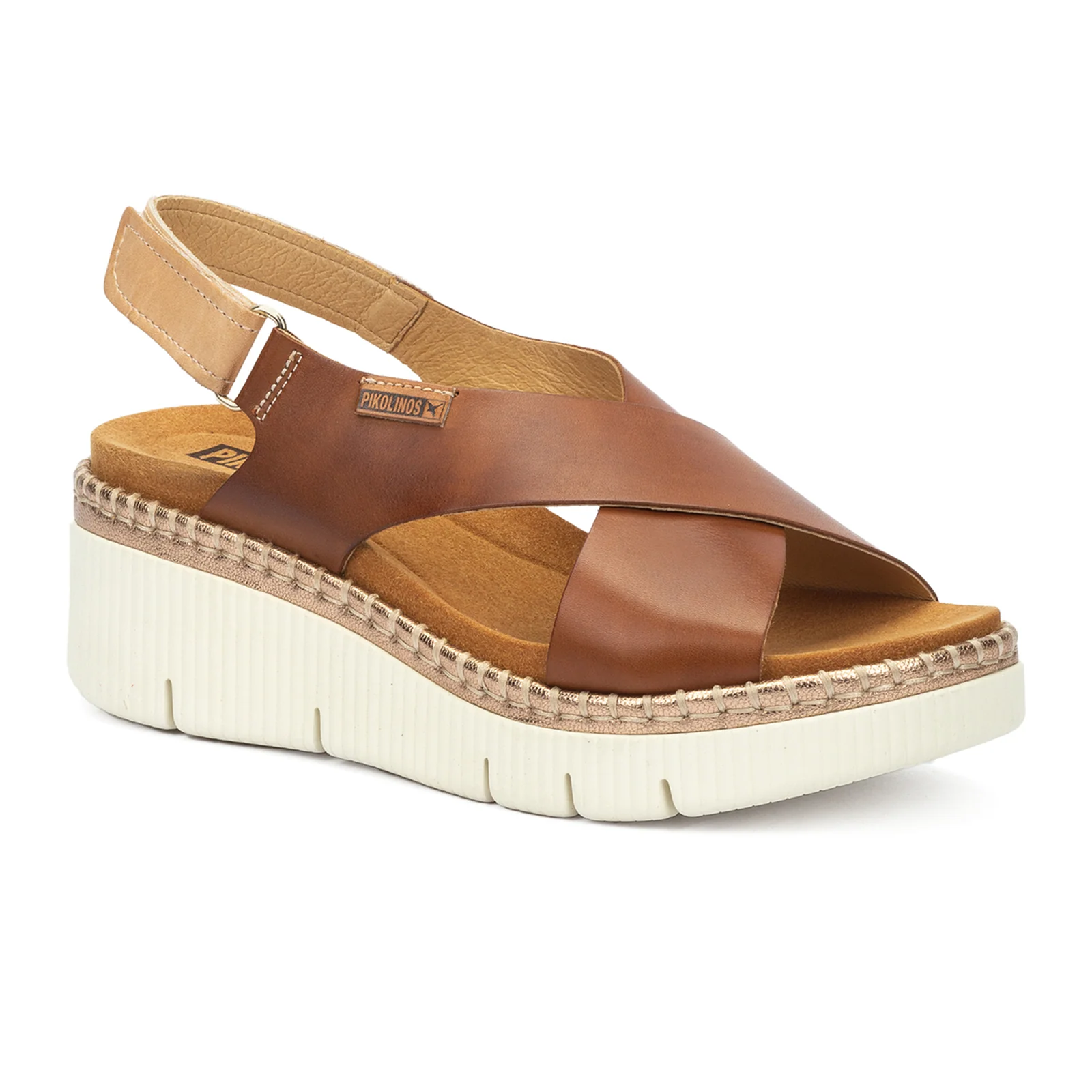Pikolinos Gomera W0K-0606C1 Wedge Sandal (Women) - Brandy - Image 2